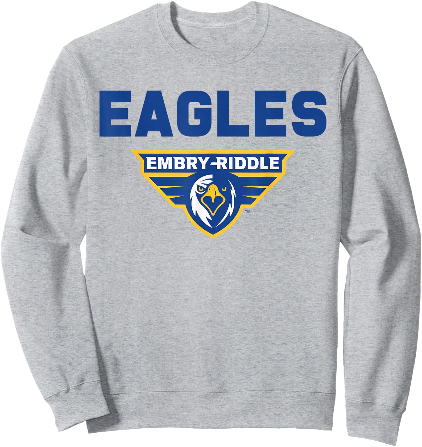 Embry Riddle Eagles | Official NCAA Merch | NCAFEMB002 Sweatshirt - Sweatshirt | Ash