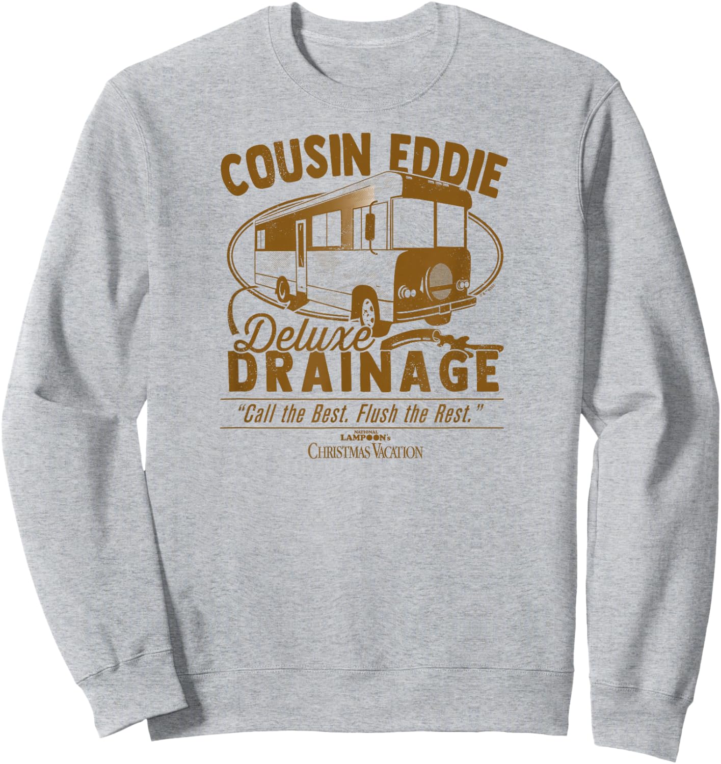 National Lampoon's Christmas Vacation - Cousin Eddie RV Sweatshirt - Sweatshirt | Ash