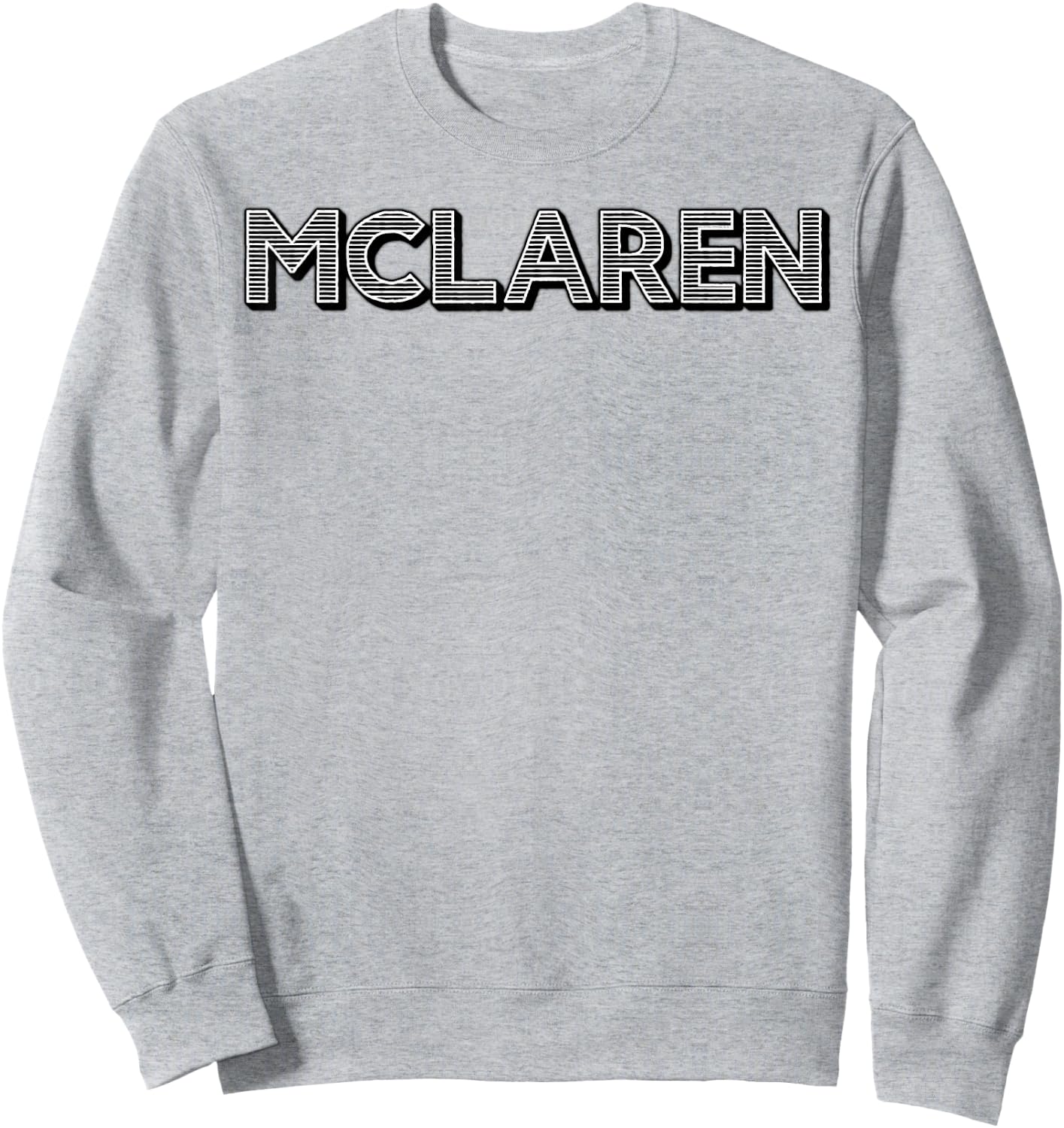 McLaren Name Retro 60s 70s 80s Vintage Family Funny Gift Sweatshirt - Sweatshirt | Ash