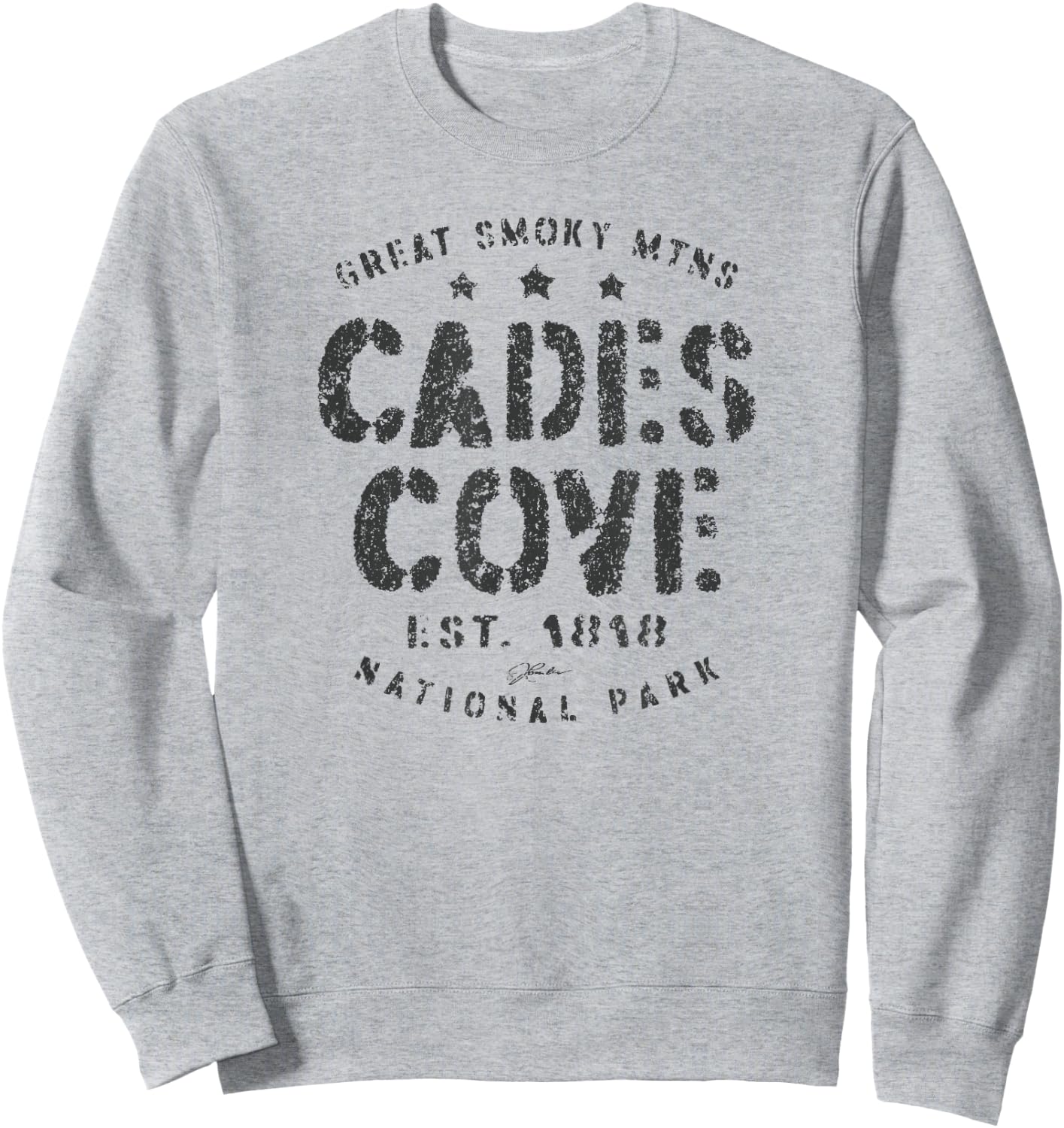 JCombs: Cades Cove, TN, Great Smoky Mountains National Park Sweatshirt - Sweatshirt | Ash