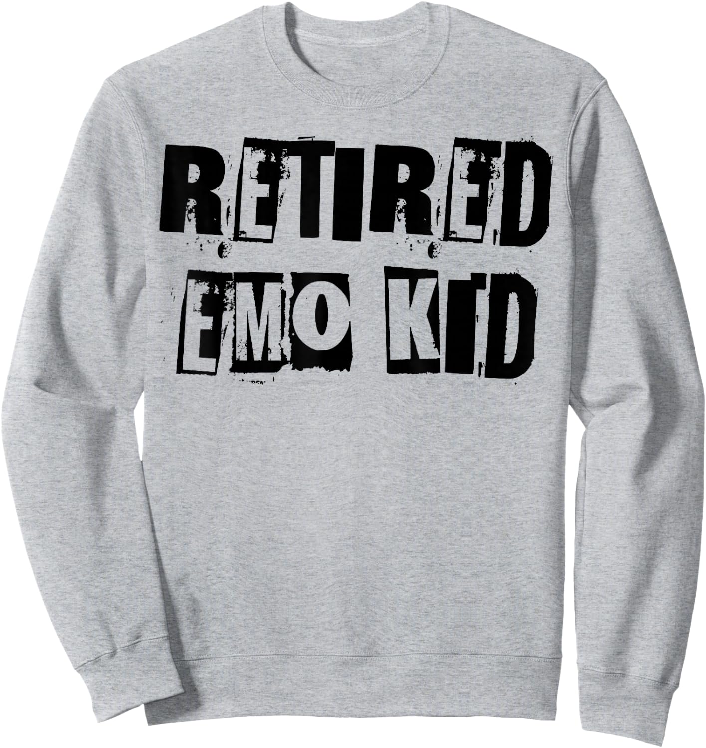 Retired Emo Kid Sweatshirt - Sweatshirt | Ash