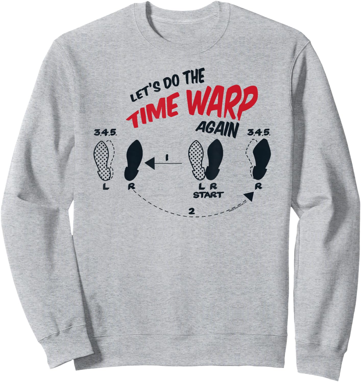 Rocky Horror Show Let's Do The Time Warp Again Sweatshirt - Sweatshirt | Ash
