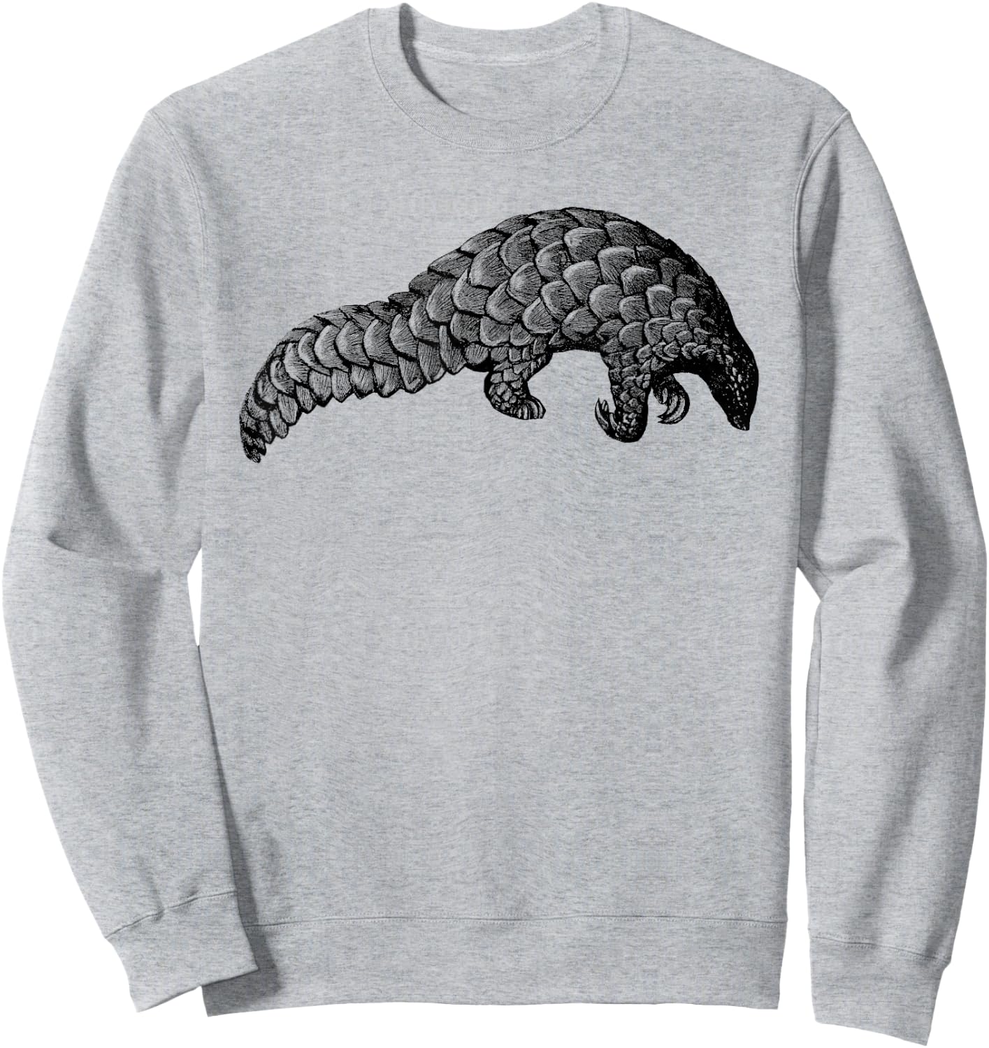 Cute Pangolin Vintage Animal Print Sweatshirt - Sweatshirt | Ash