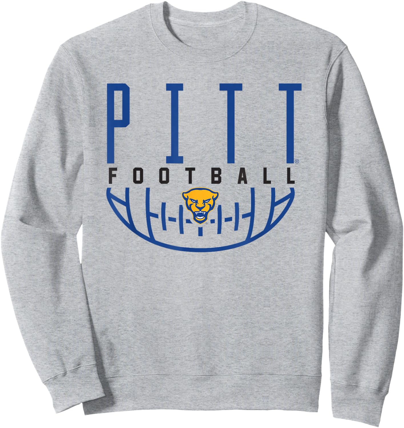 University of Pittsburgh Panthers Football Sweatshirt - Sweatshirt | Ash