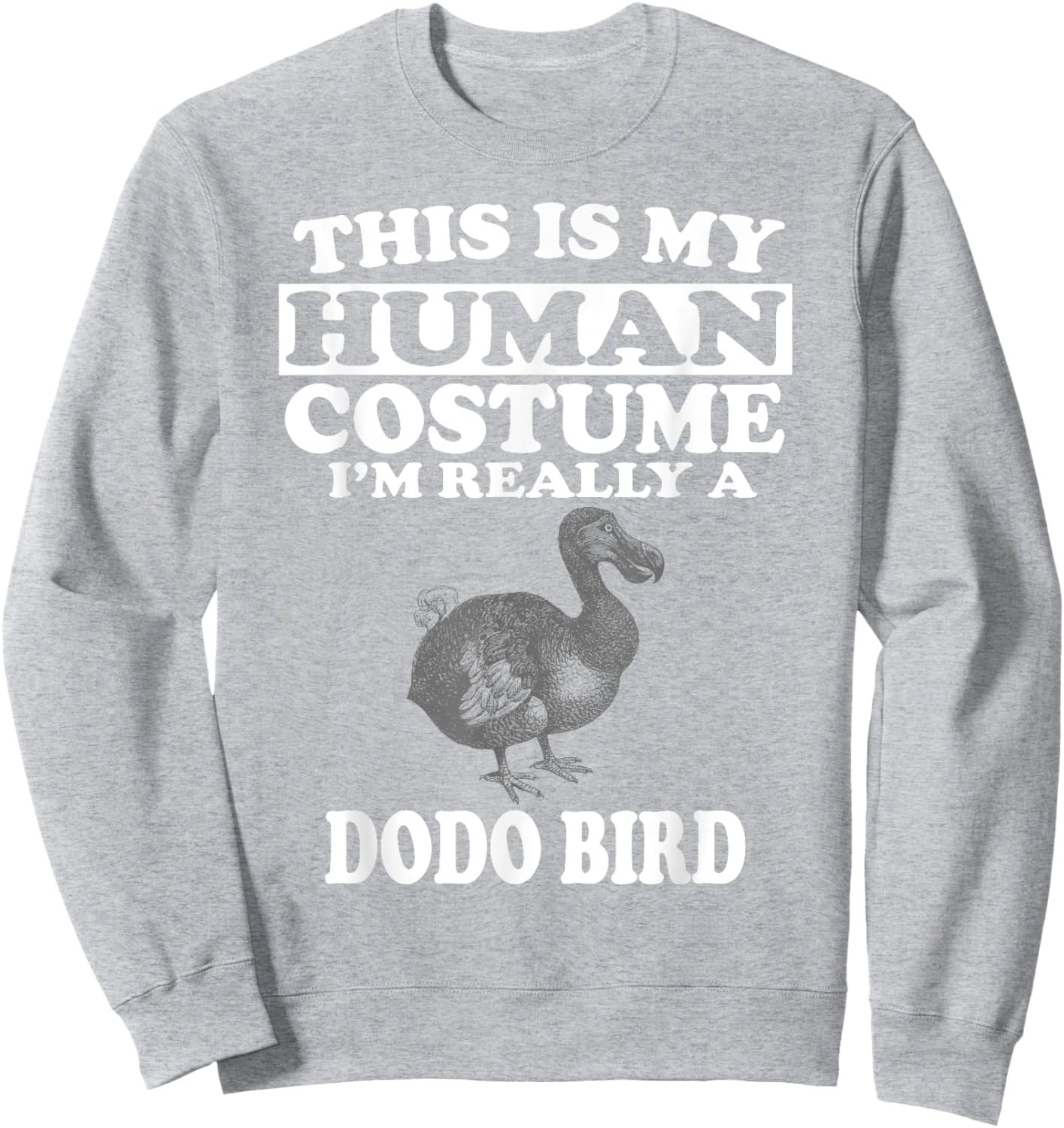 This Is My Human Costume I'm Really A Dodo Bird Sweatshirt - Sweatshirt | Ash
