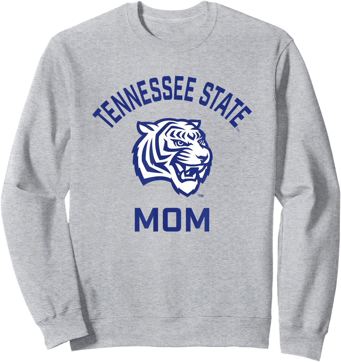 Tennessee State University TSU Tigers Arched Mom Sweatshirt - Sweatshirt | Ash