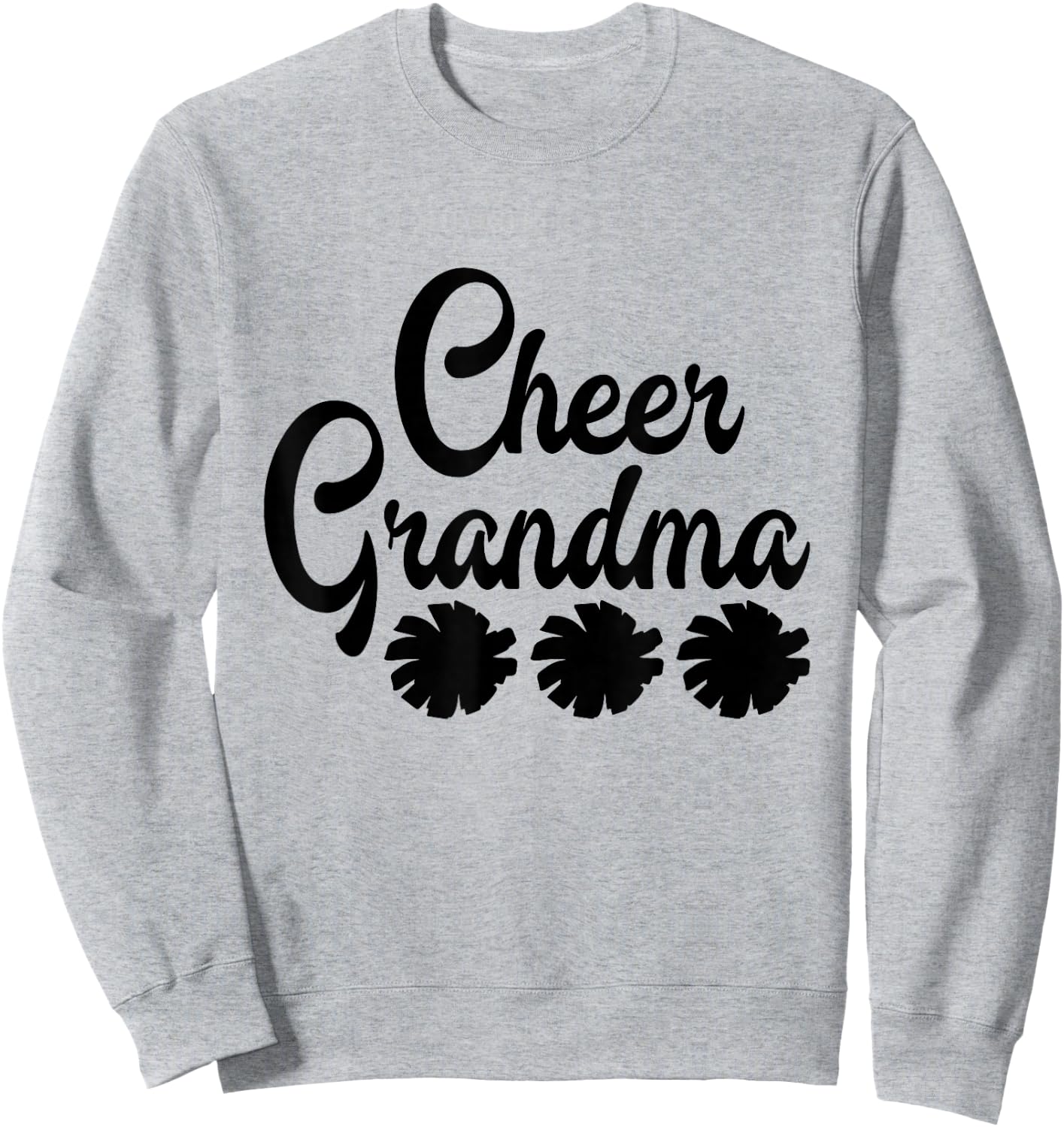 Cheer Grandma Cheerleading Grandmother Cheerleader Sweatshirt - Sweatshirt | Ash