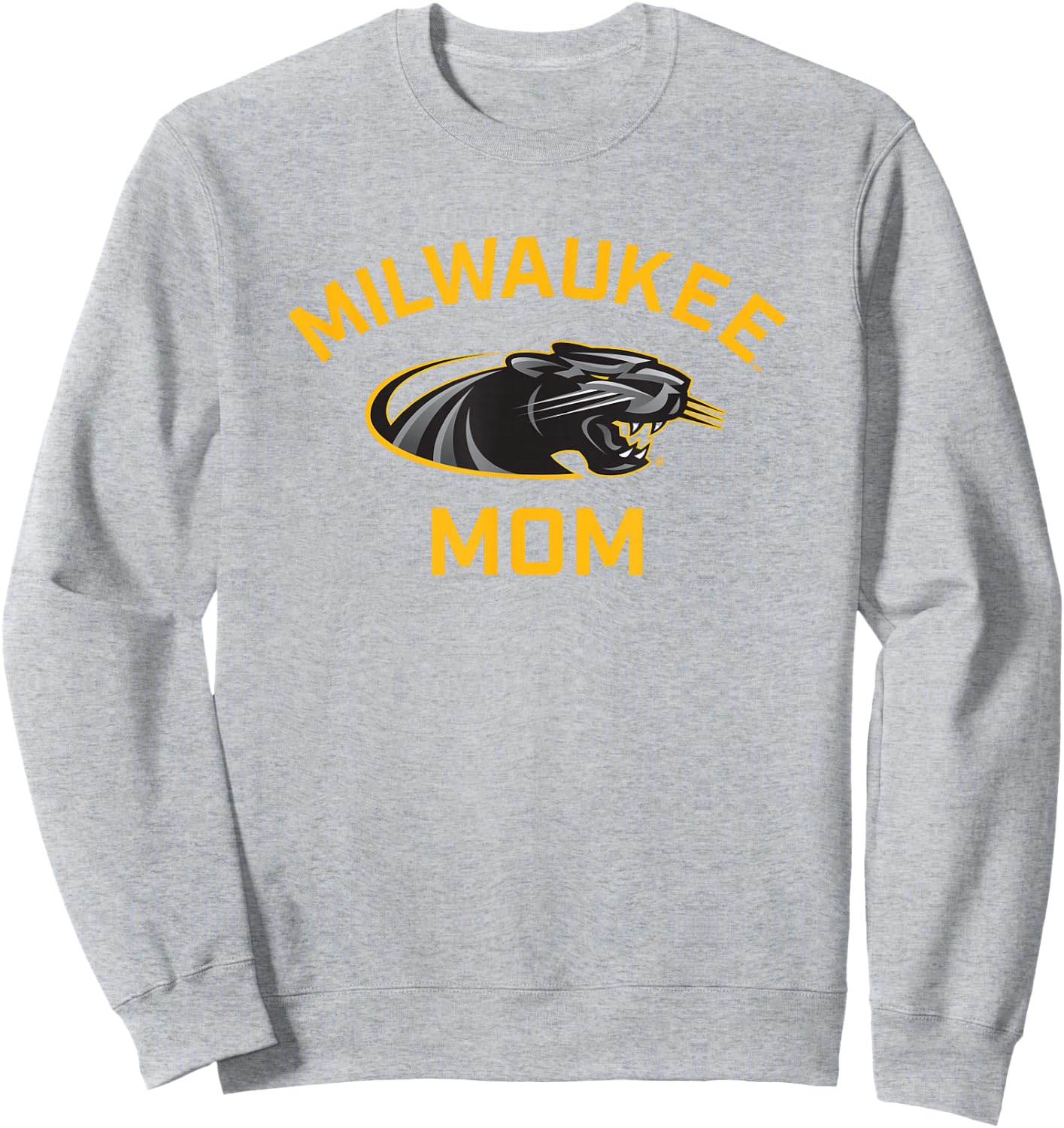 UW Milwaukee Panthers Arched Mom Sweatshirt - Sweatshirt | Ash