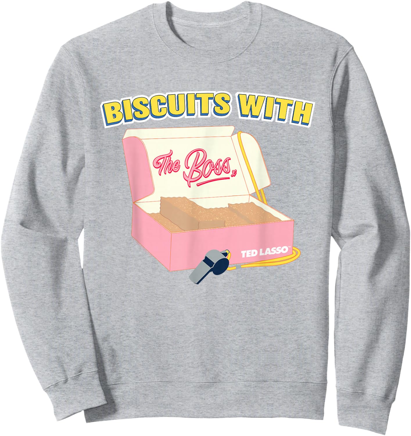 Ted Lasso Biscuits with The Boss Sweatshirt - Sweatshirt | Ash