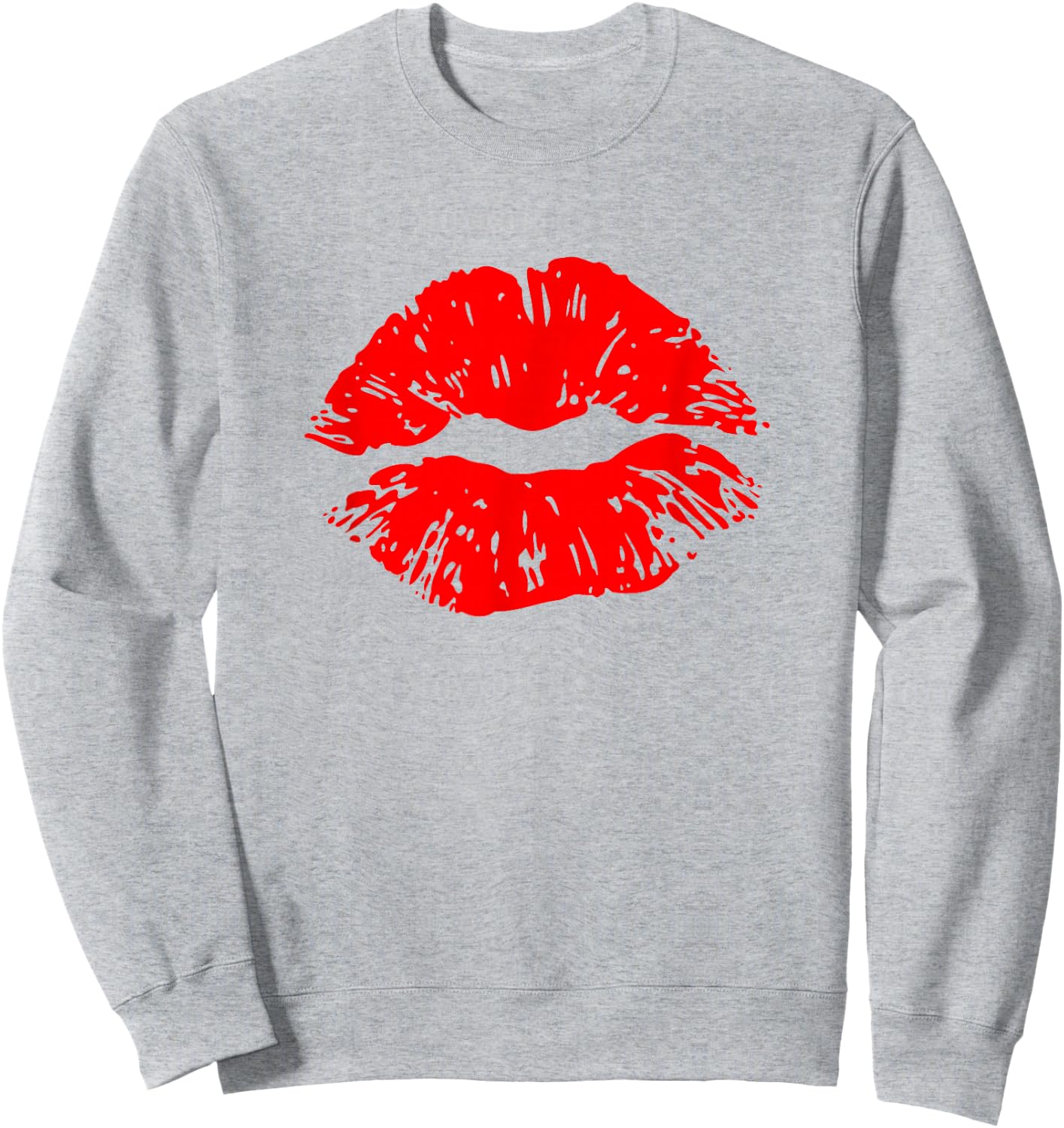 Kiss - Red Lipstick kiss Sweatshirt - Sweatshirt | Ash