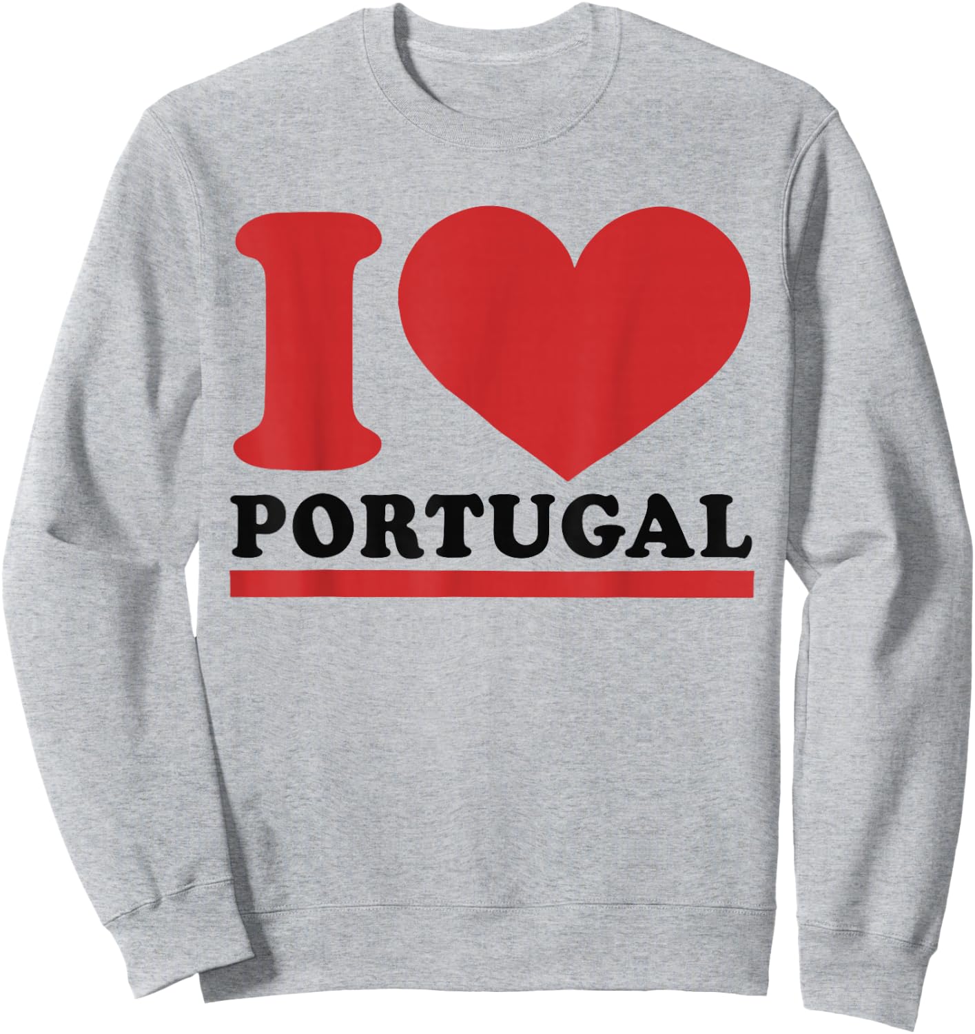 Portugal Heart - I Love Portugal Sweatshirt - Sweatshirt | Ash