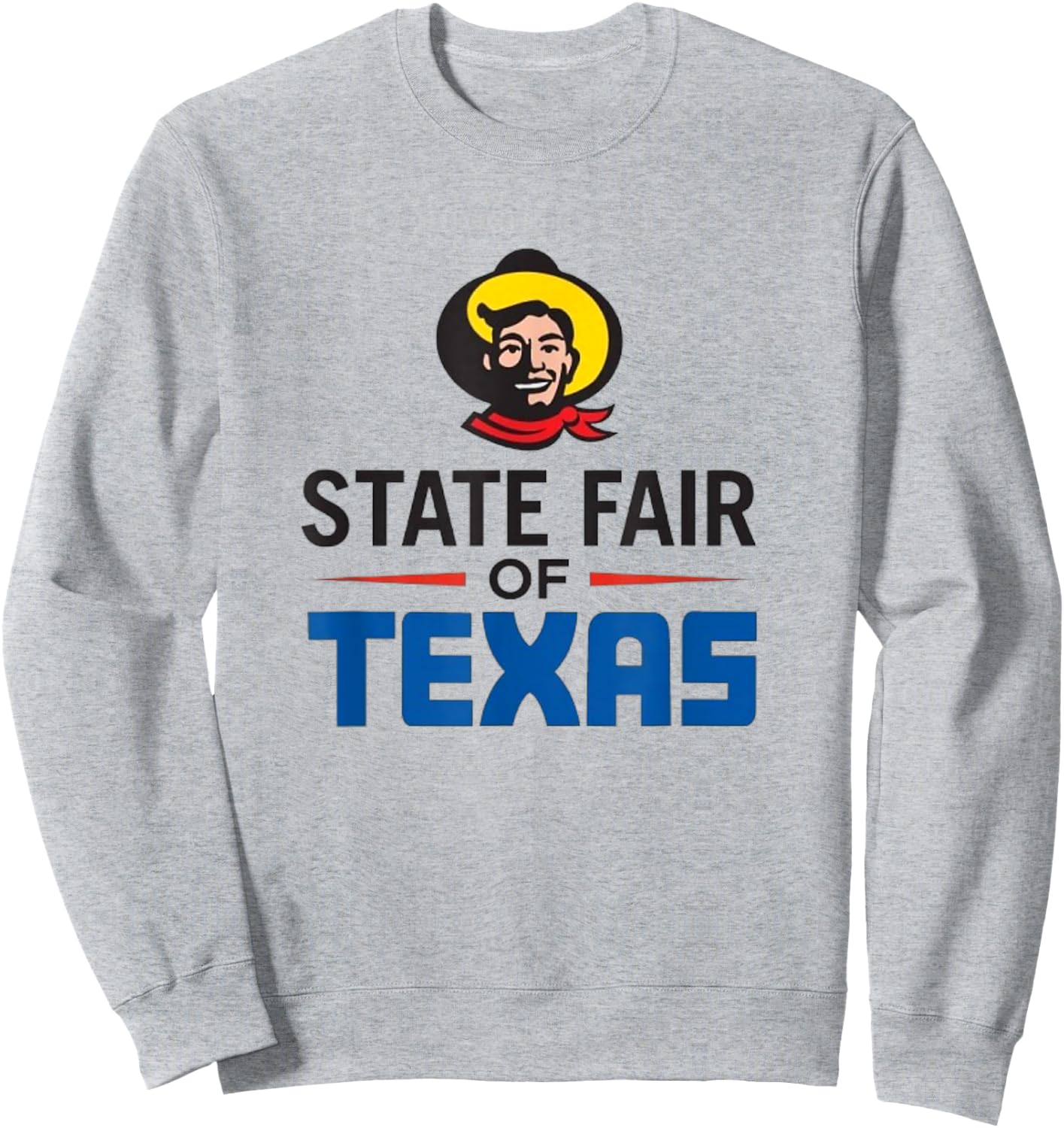 State Fair of Texas 2024- Howdy Folks State Fair Texas Sweatshirt - Sweatshirt | Ash