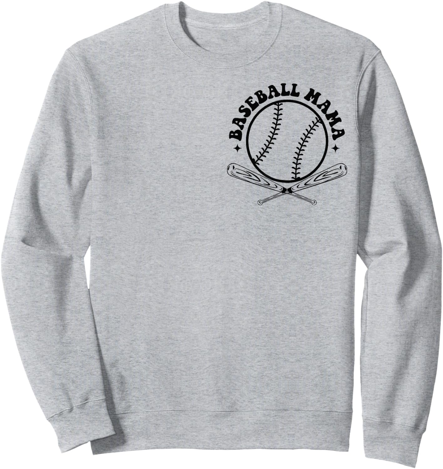 (2sided Front+Back) My Boy might not always swing but I do Sweatshirt - Sweatshirt | Ash