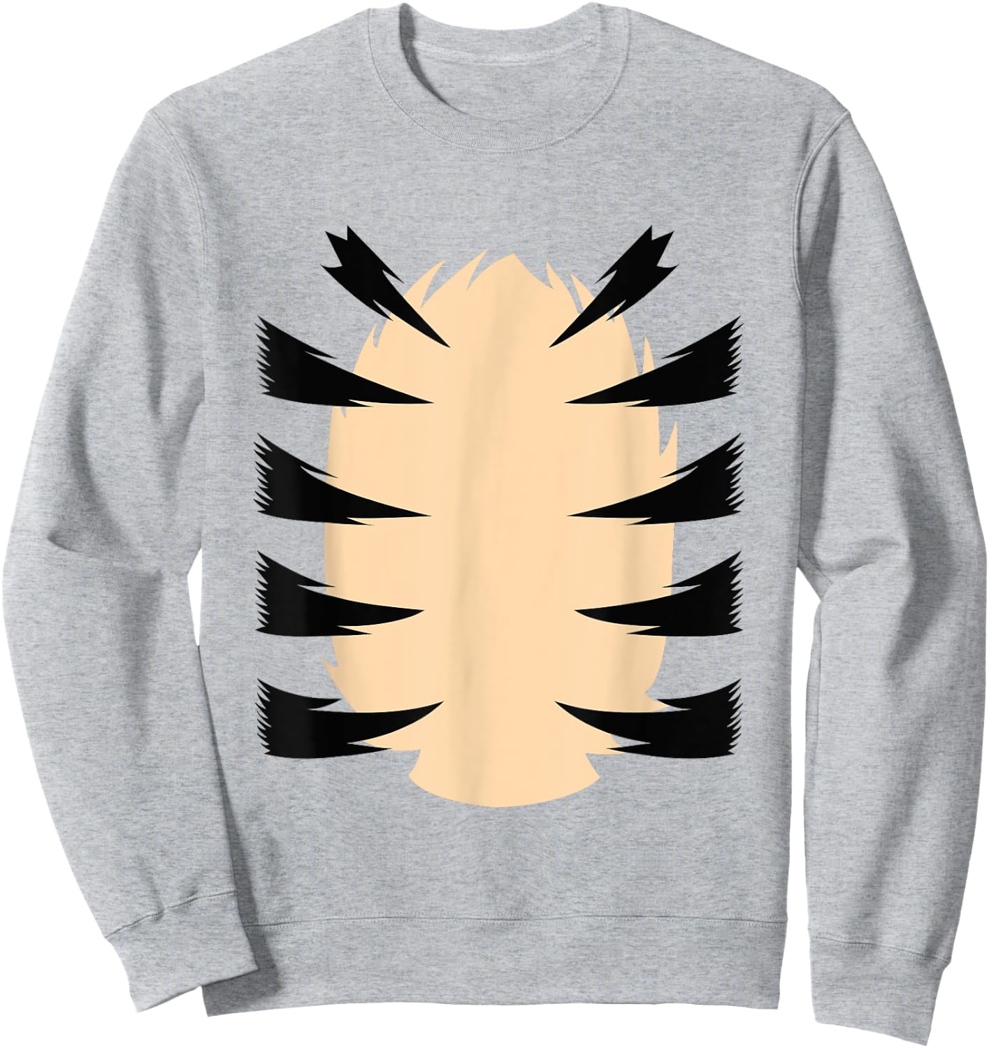 Funny Halloween Cute Tiger Belly Tiger Costume Sweatshirt - Sweatshirt | Ash