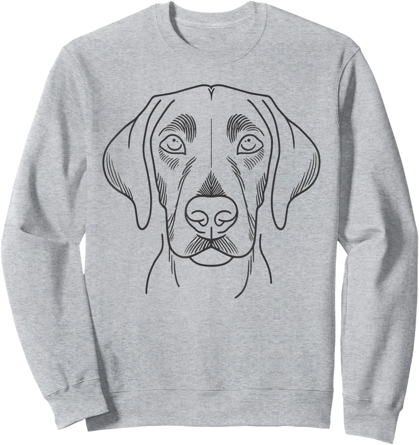 Line Art American Foxhound Foxhounds Sweatshirt - Sweatshirt | Ash