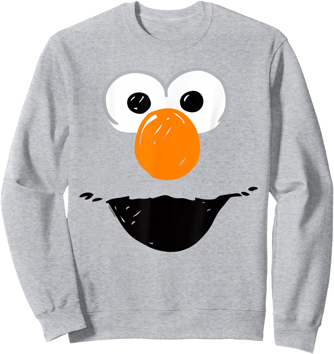 Sesame Street Elmo Crayon Sketch Halloween Costume Sweatshirt - Sweatshirt | Ash