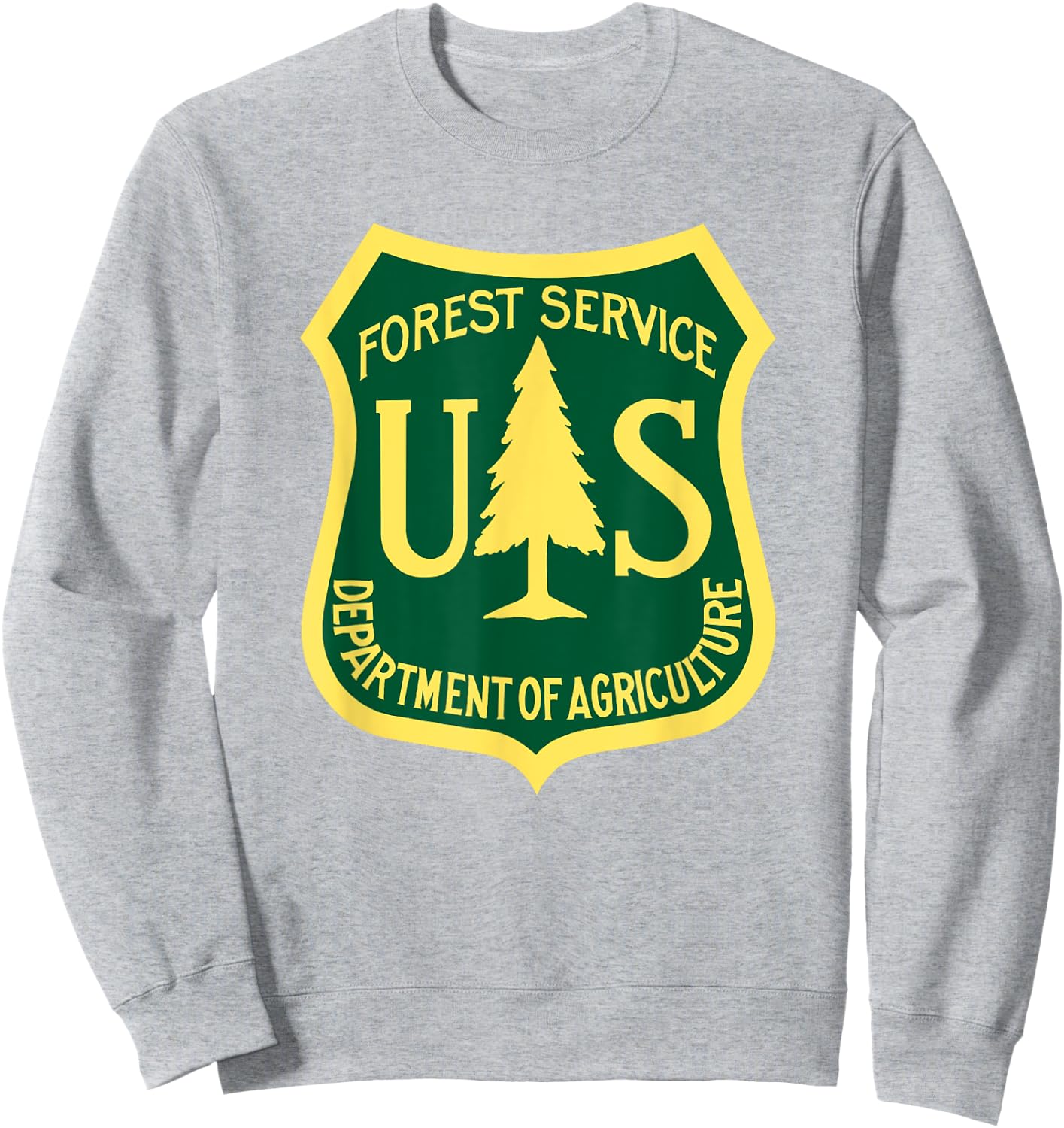 U.S Forest Service | Classic Logo Sweatshirt - Sweatshirt | Ash