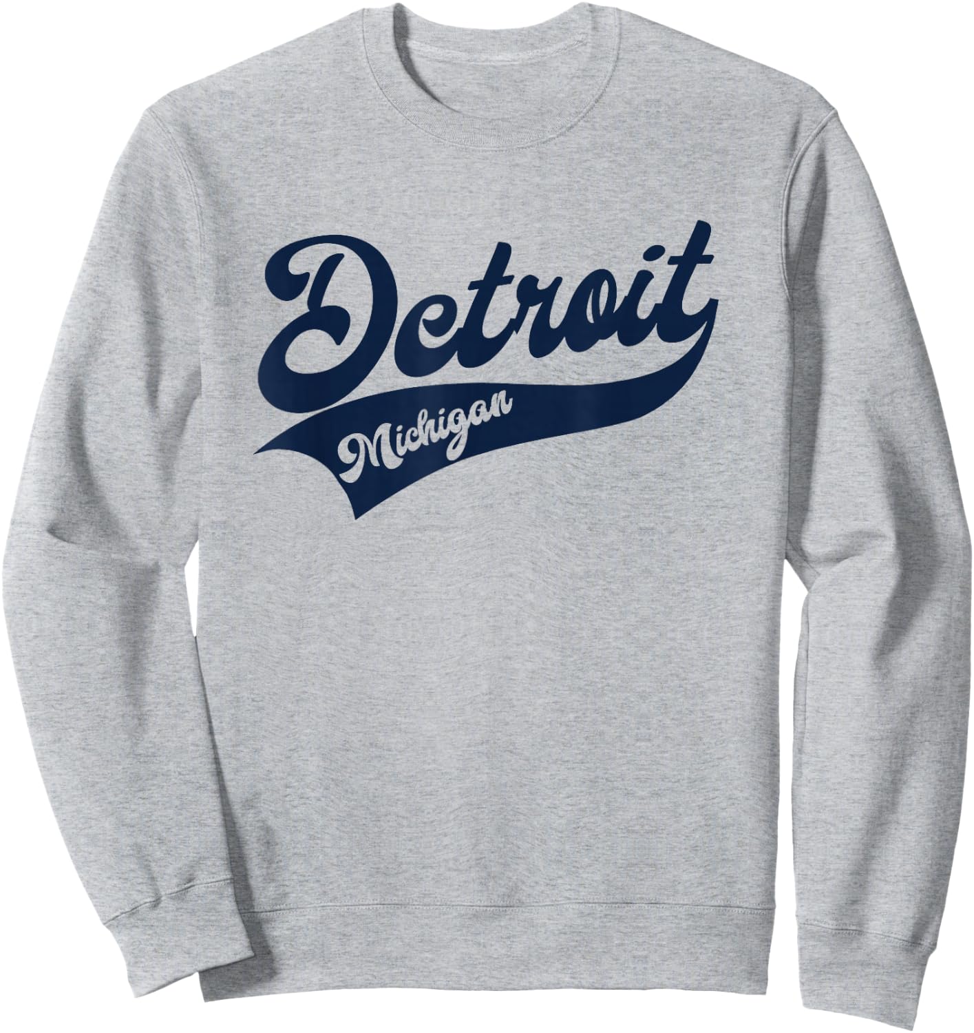 Detroit - Michigan Retro / Throwback Design - Classic Sweatshirt - Sweatshirt | Ash