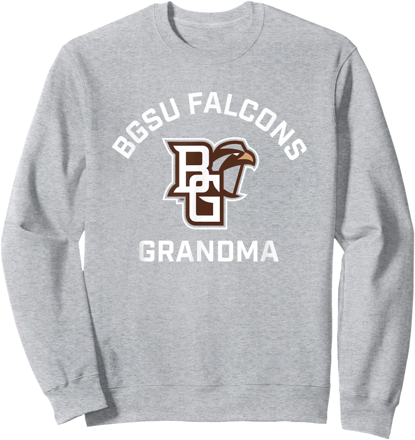 Campus Lab BGSU Falcons Orange -Adults Short Sleeve , Small Sweatshirt - Sweatshirt | Ash