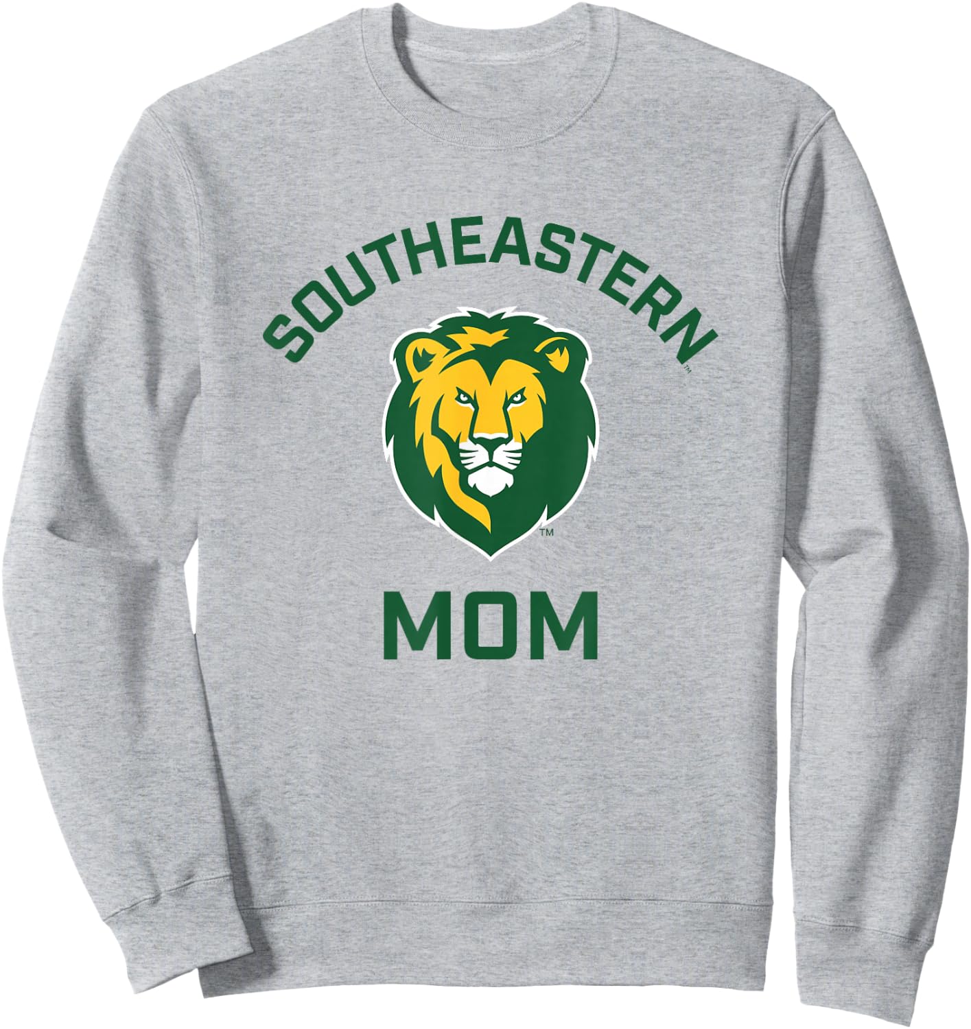 Southeastern Louisiana University Lions Arched Mom Sweatshirt - Sweatshirt | Ash