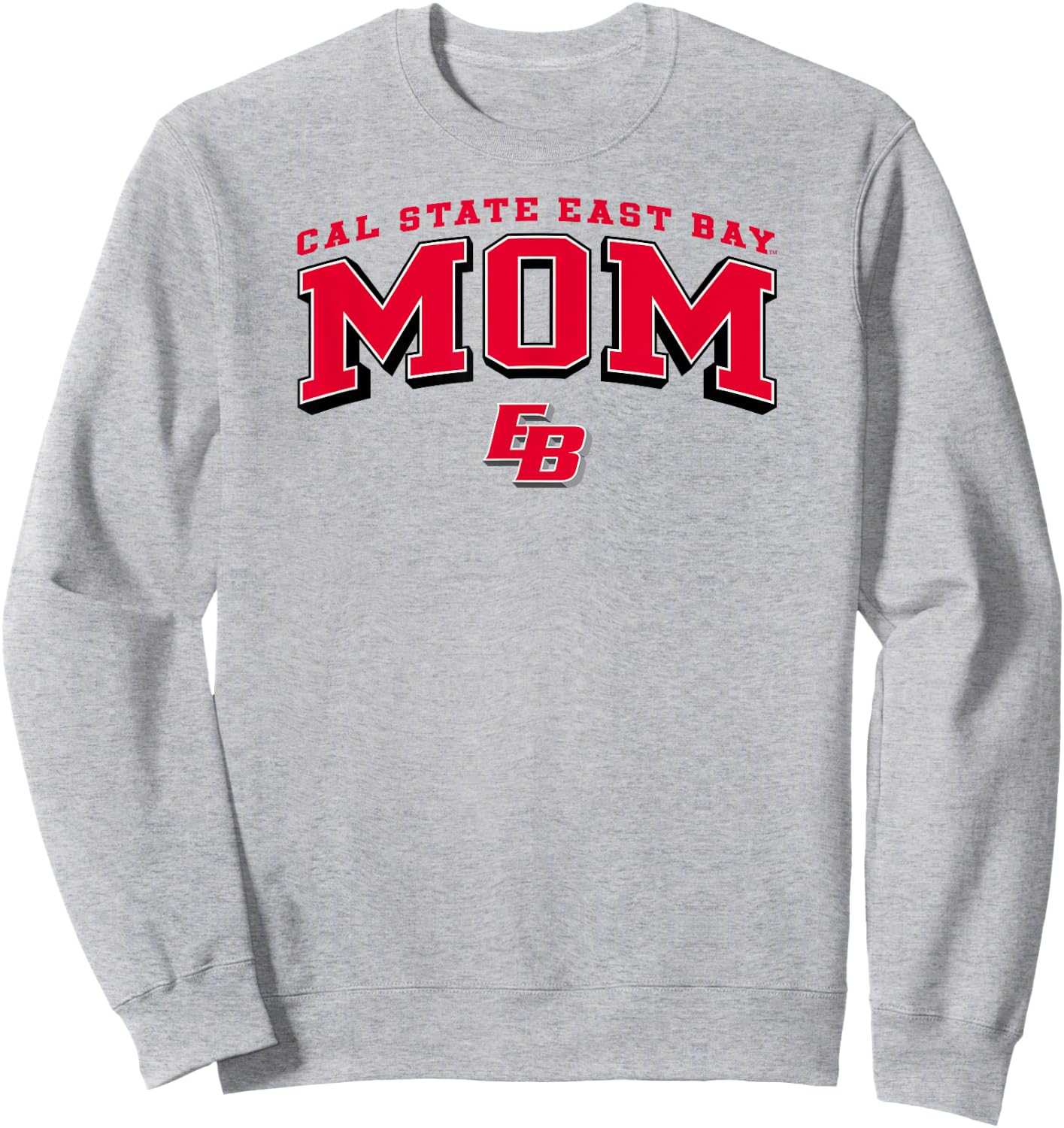 Cal State East Bay Pioneers Mom Arch Officially Licensed Sweatshirt - Sweatshirt | Ash
