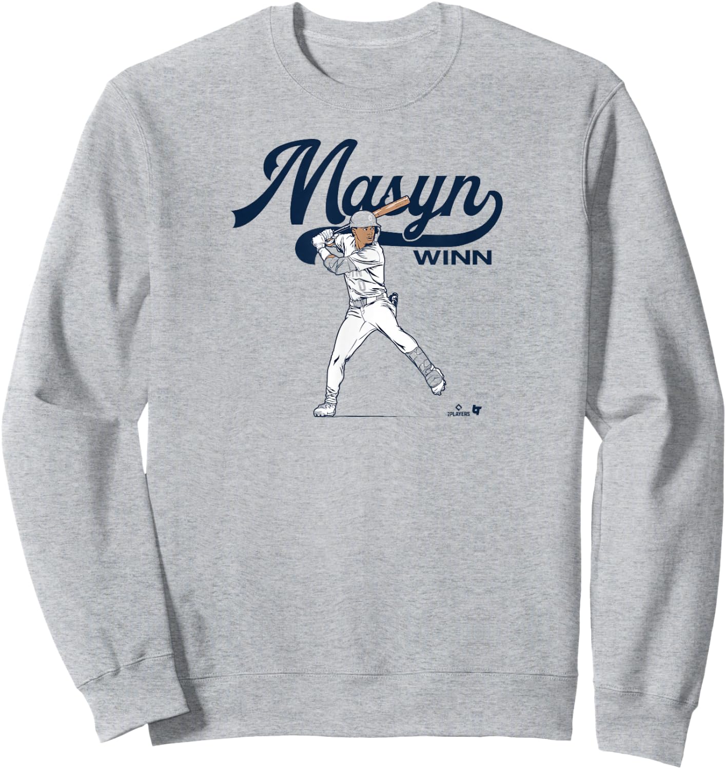 Masyn Winn - Slugger Swing - St. Louis Baseball Sweatshirt - Sweatshirt | Ash