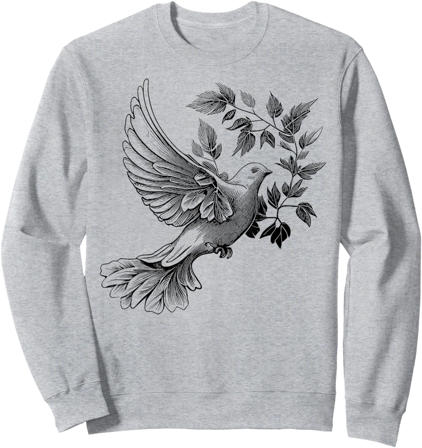 White dove of peace world peace white dove of peace Sweatshirt - Sweatshirt | Ash