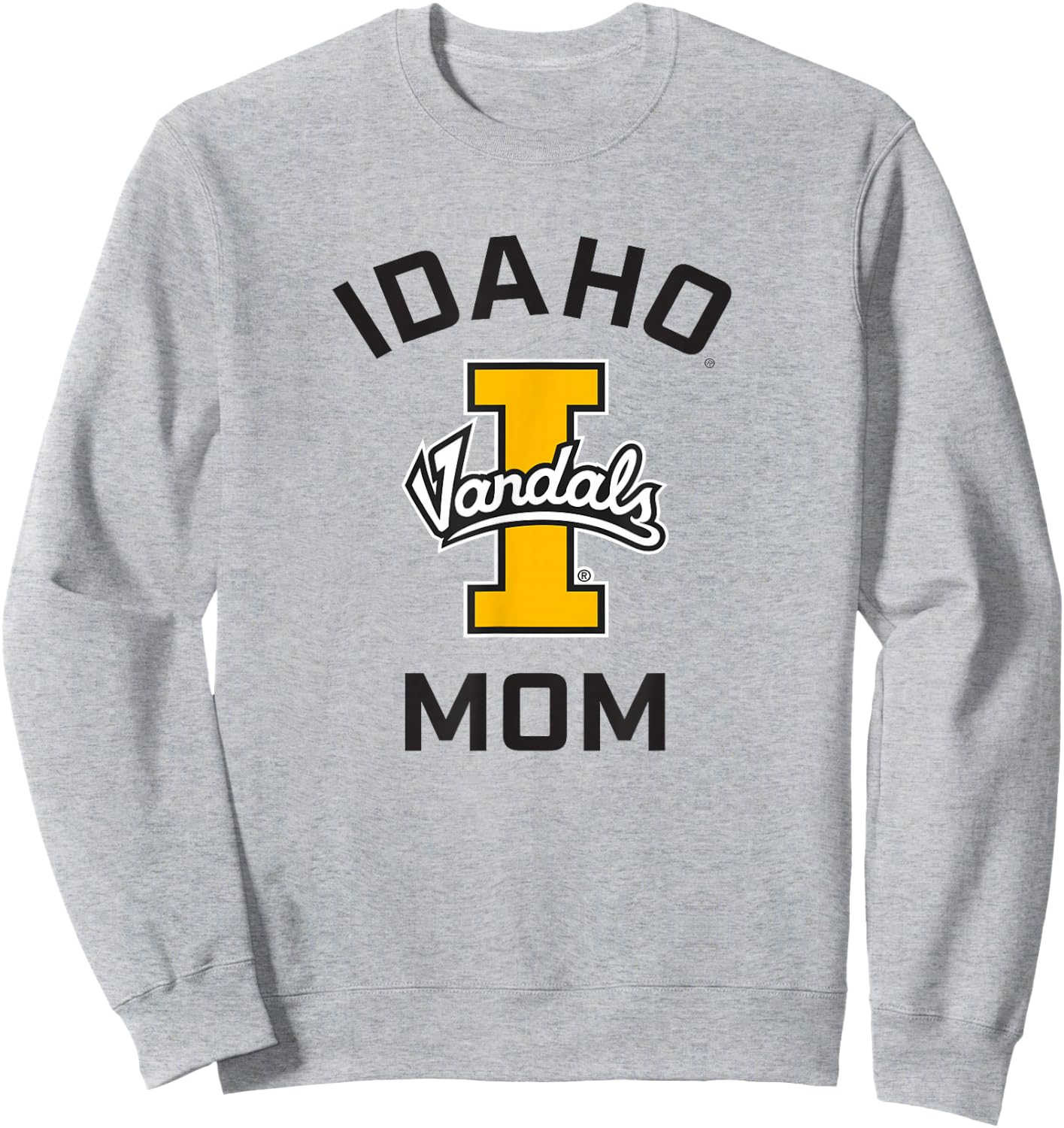 University of Idaho Vandals Arched Mom Sweatshirt - Sweatshirt | Ash