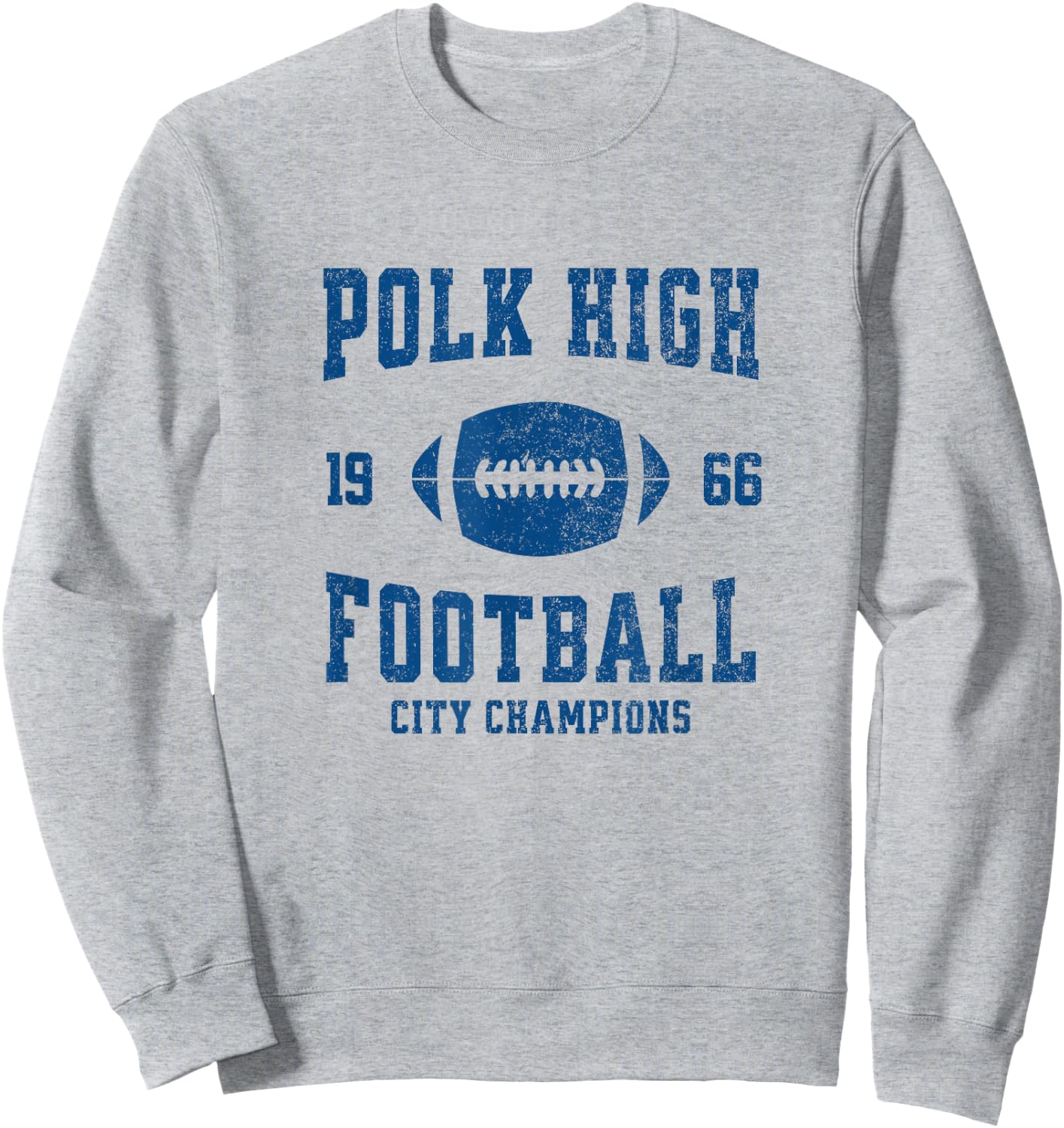 Polk High Football City Champions 1966 - vintage design Sweatshirt - Sweatshirt | Ash