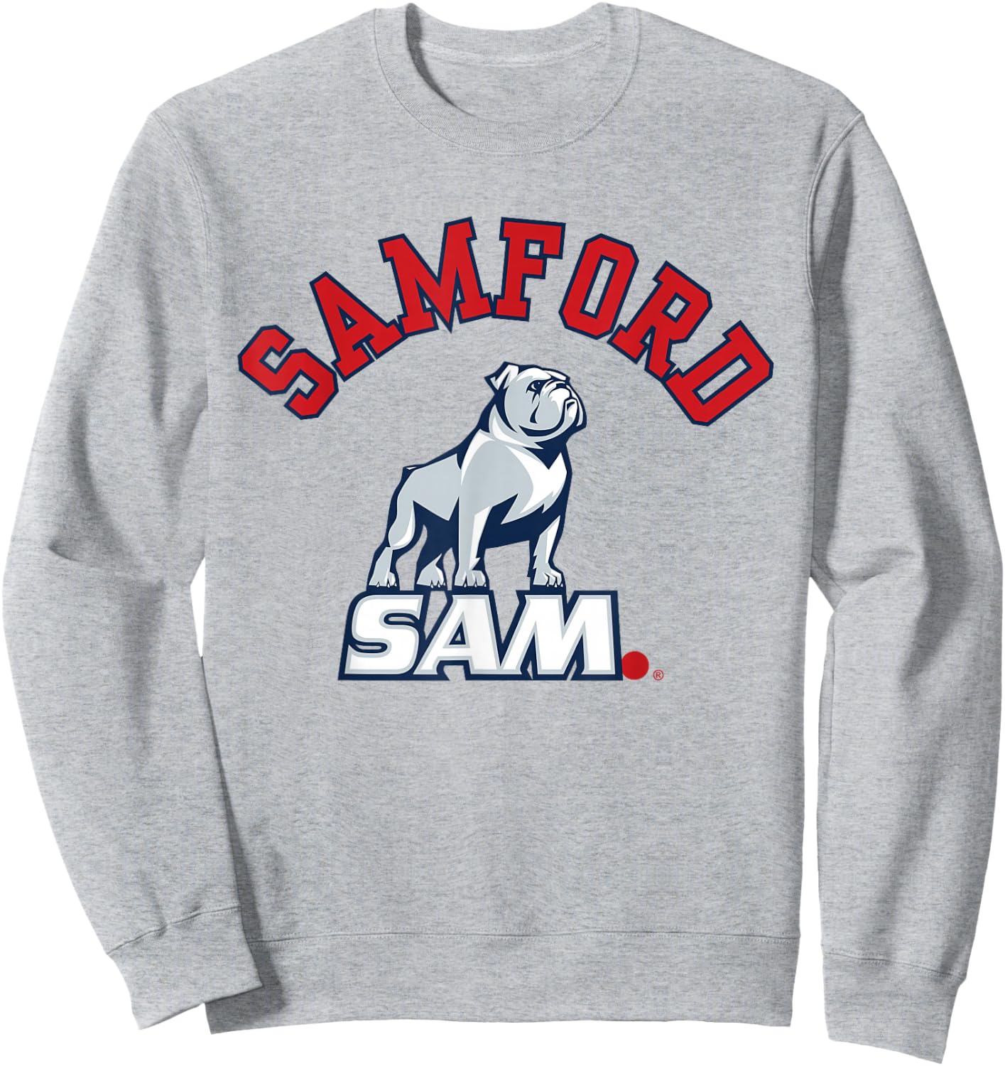 Samford Bulldogs | Official NCAA Merch | NCAFSAM04 Sweatshirt - Sweatshirt | Ash