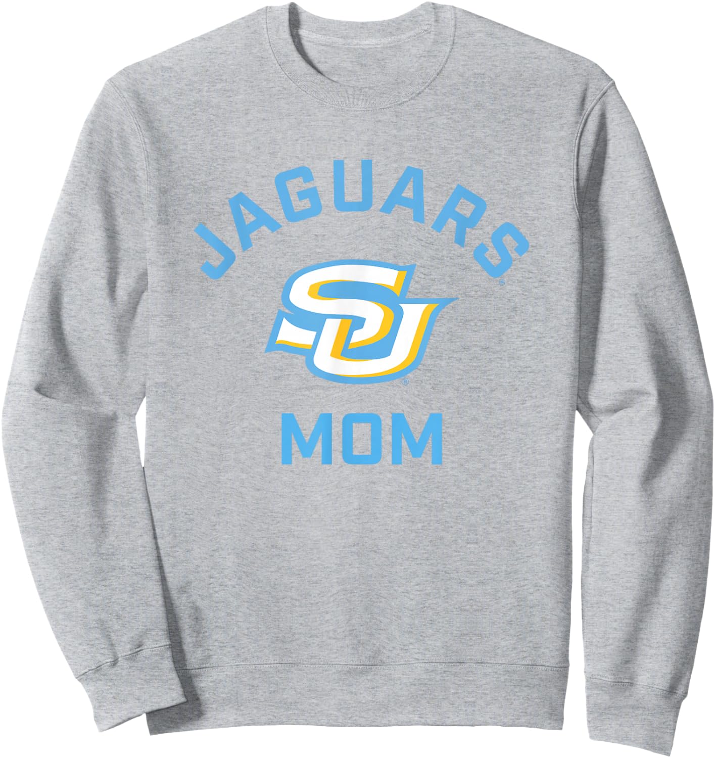 Southern University Jaguars Arched Mom Sweatshirt - Sweatshirt | Ash