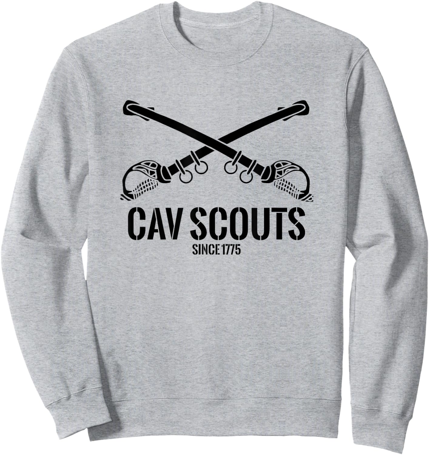 Cavalry Scouts Since 1775 Sweatshirt - Sweatshirt | Ash