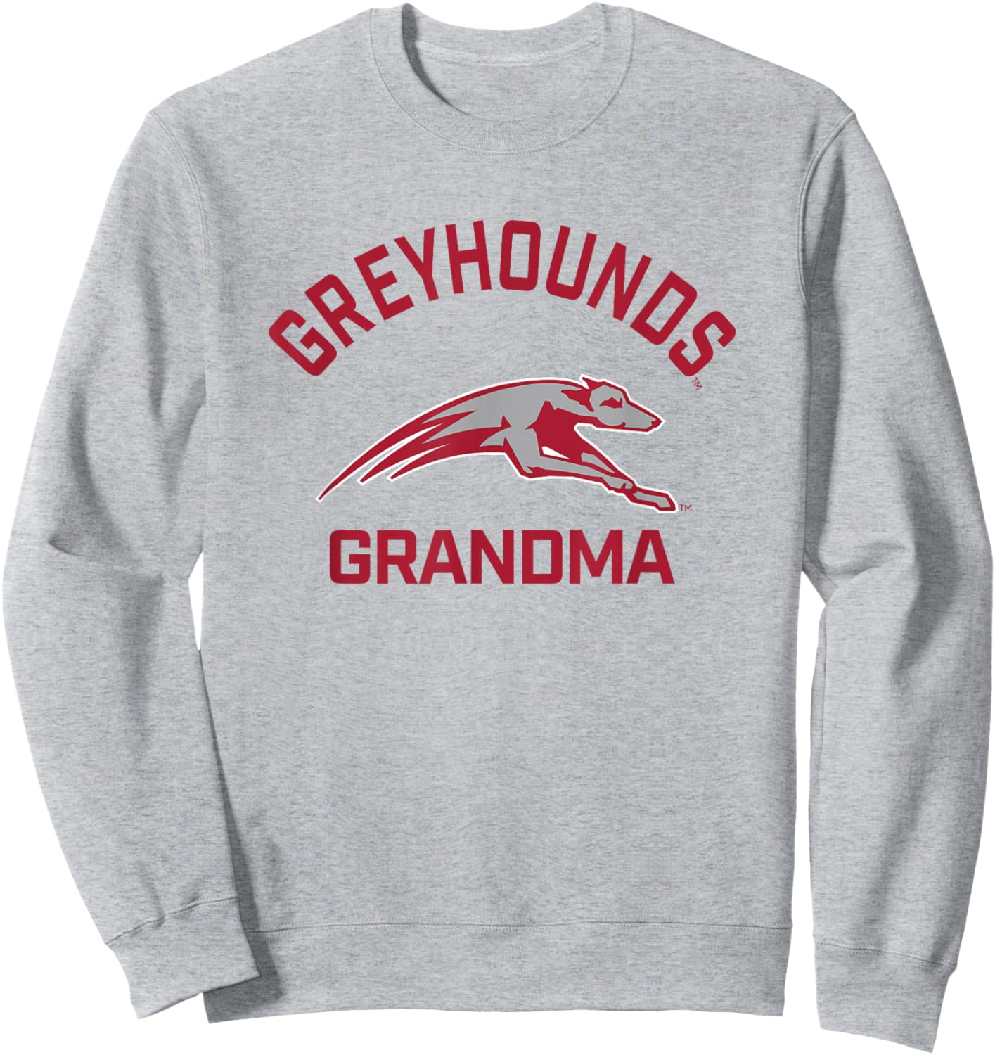 University of Indianapolis UIndy Greyhounds Arched Grandma Sweatshirt - Sweatshirt | Ash