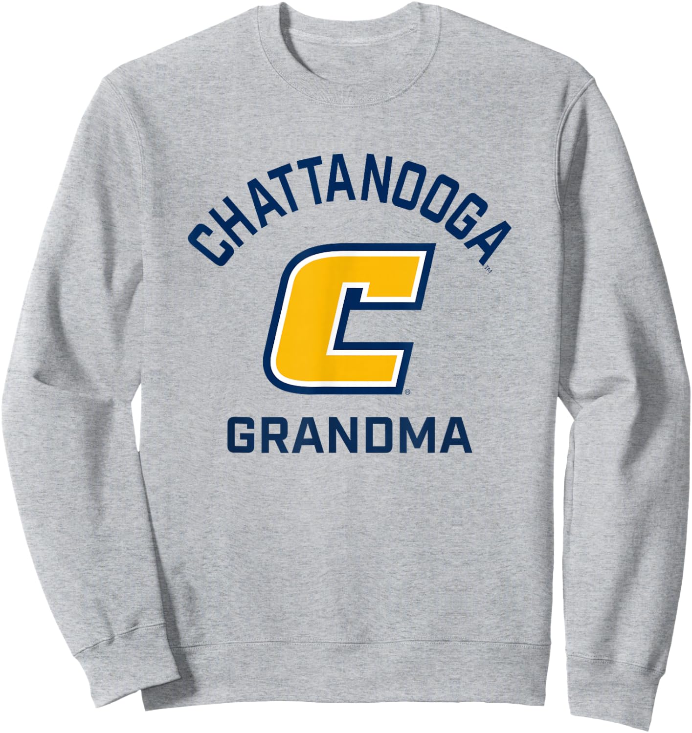 UT Chattanooga UTC Mockingbirds Arched Grandma Sweatshirt - Sweatshirt | Ash