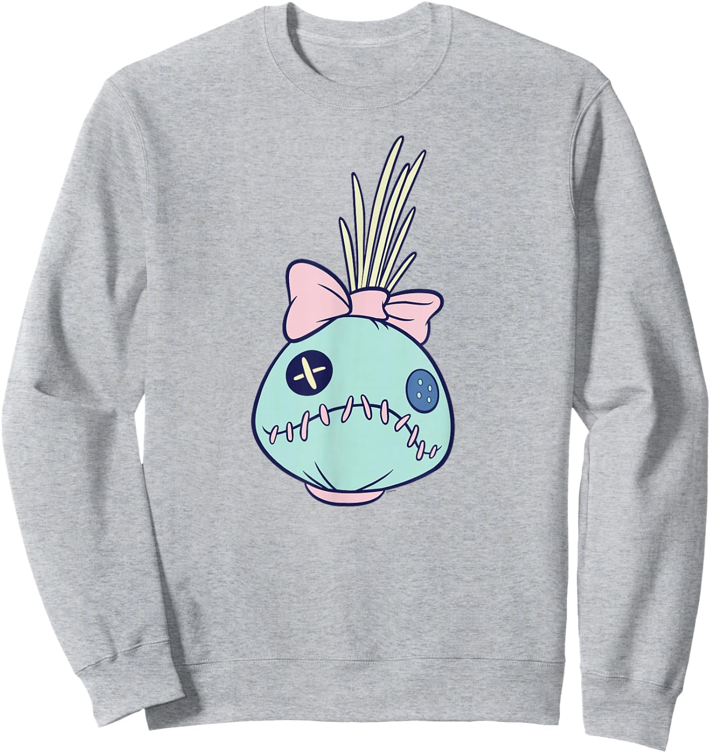 Disney Lilo & Stitch Lilo’s Rag Doll Scrump Big Face Costume Sweatshirt - Sweatshirt | Ash