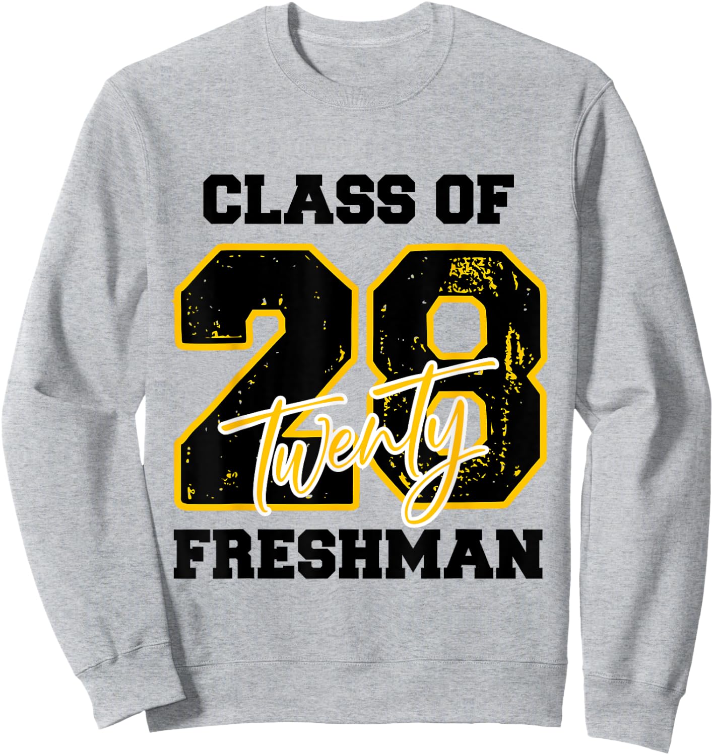 Class of 2028 Freshman High School Back To School 9th Grade Sweatshirt - Sweatshirt | Ash