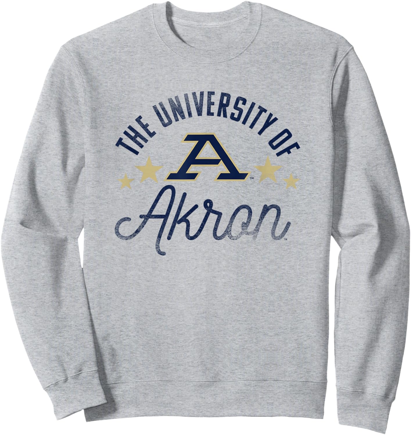 University of Akron Zips Logo Sweatshirt - Sweatshirt | Ash