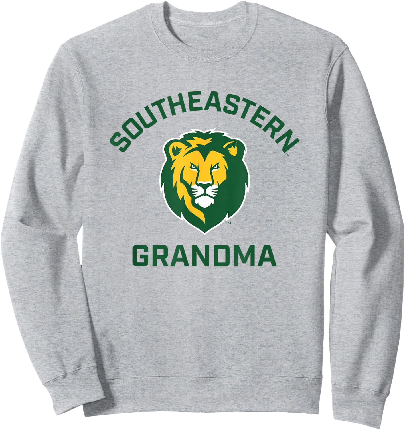 Southeastern Louisiana University Lions Arched Grandma Sweatshirt - Sweatshirt | Ash