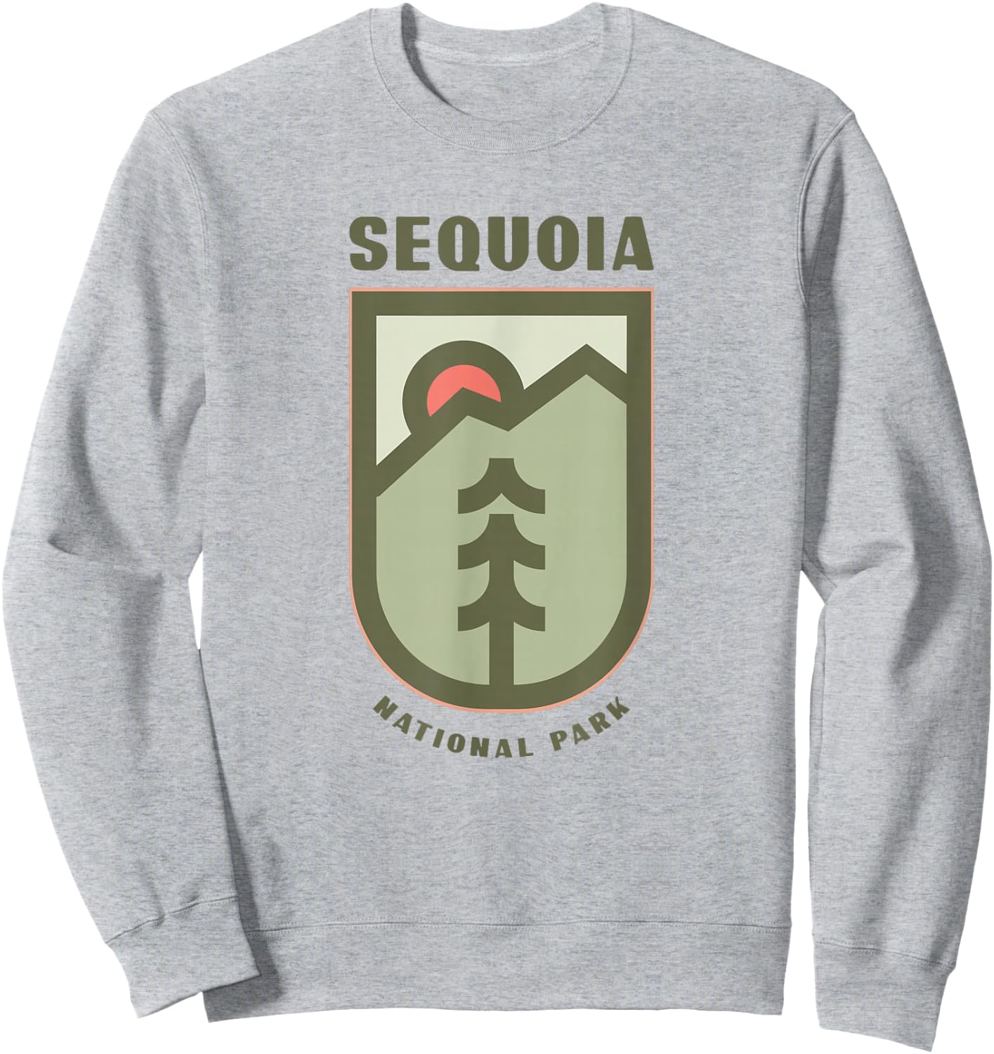Family Vacation Gift - Sequoia National Park Sweatshirt - Sweatshirt | Ash