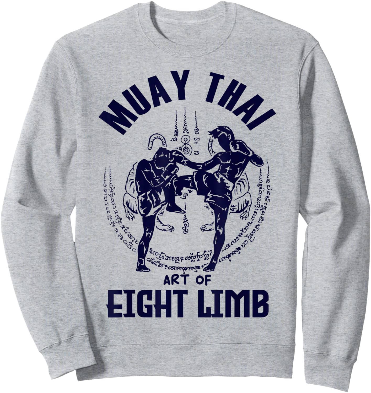 Muay Thai Art Of Eight Limb Sweatshirt - Sweatshirt | Ash