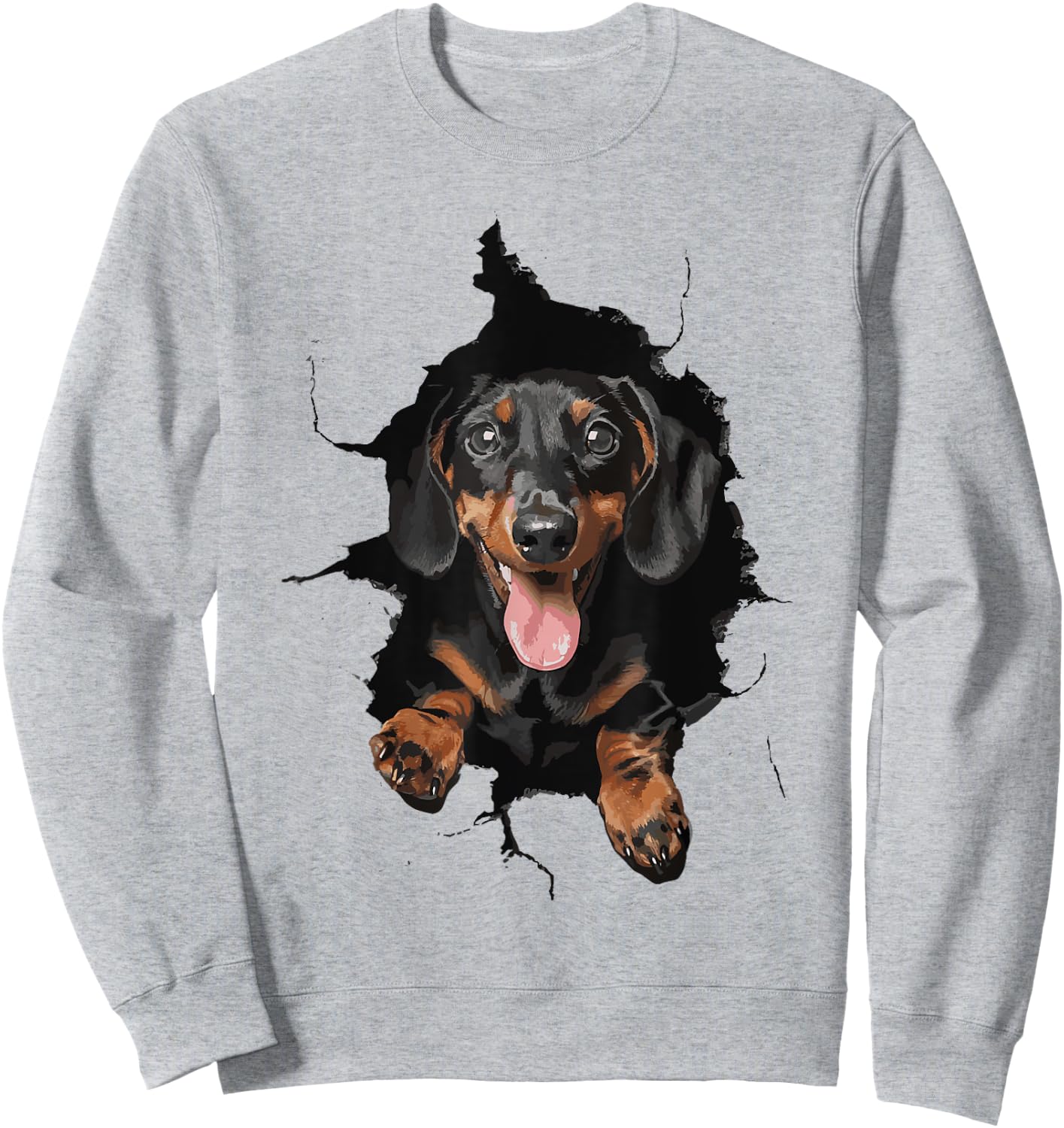 Dachshund Sweatshirt - Sweatshirt | Ash