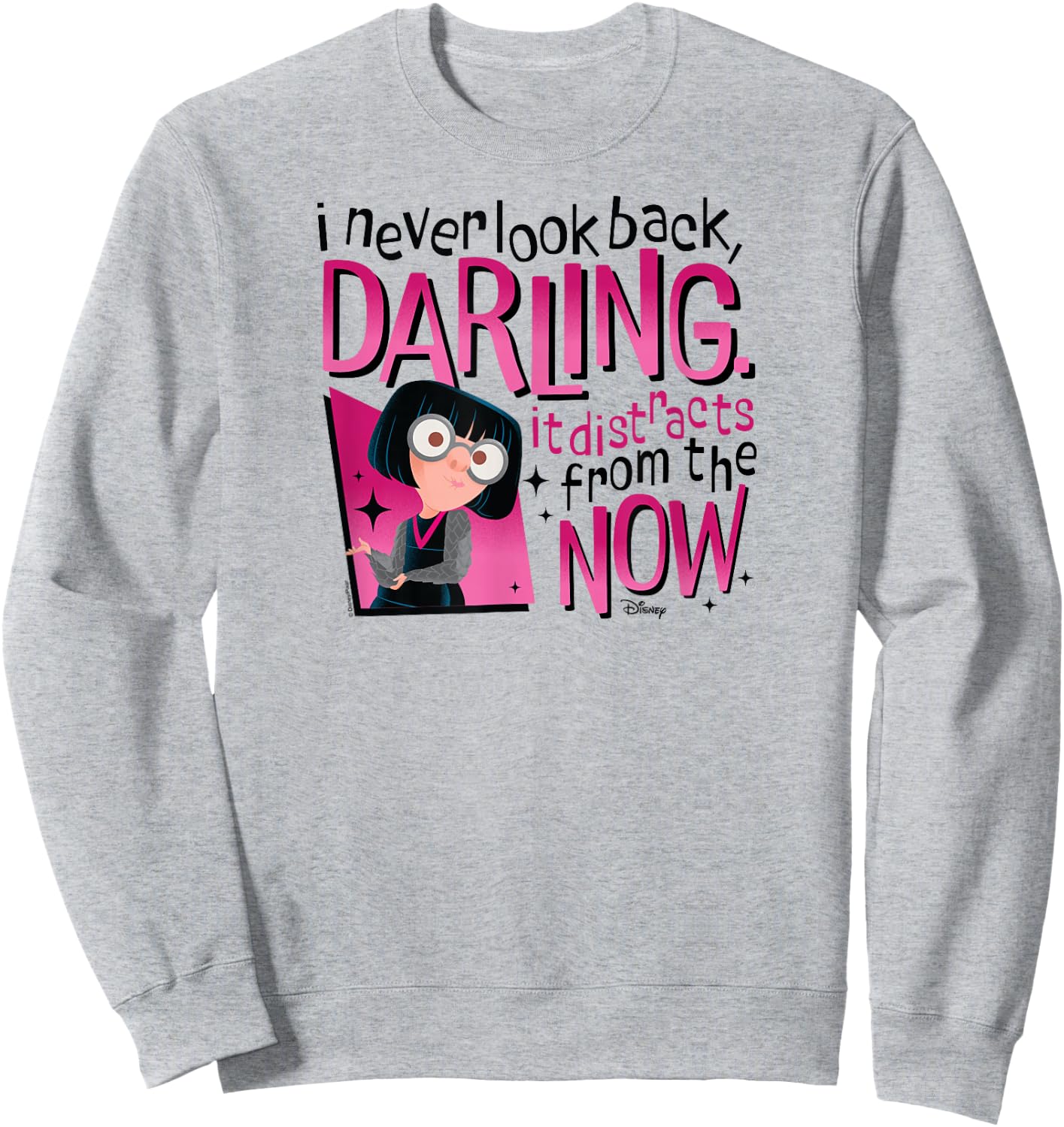 The Incredibles, The Incredibles 2 - Edna Never Look Back Sweatshirt - Sweatshirt | Ash