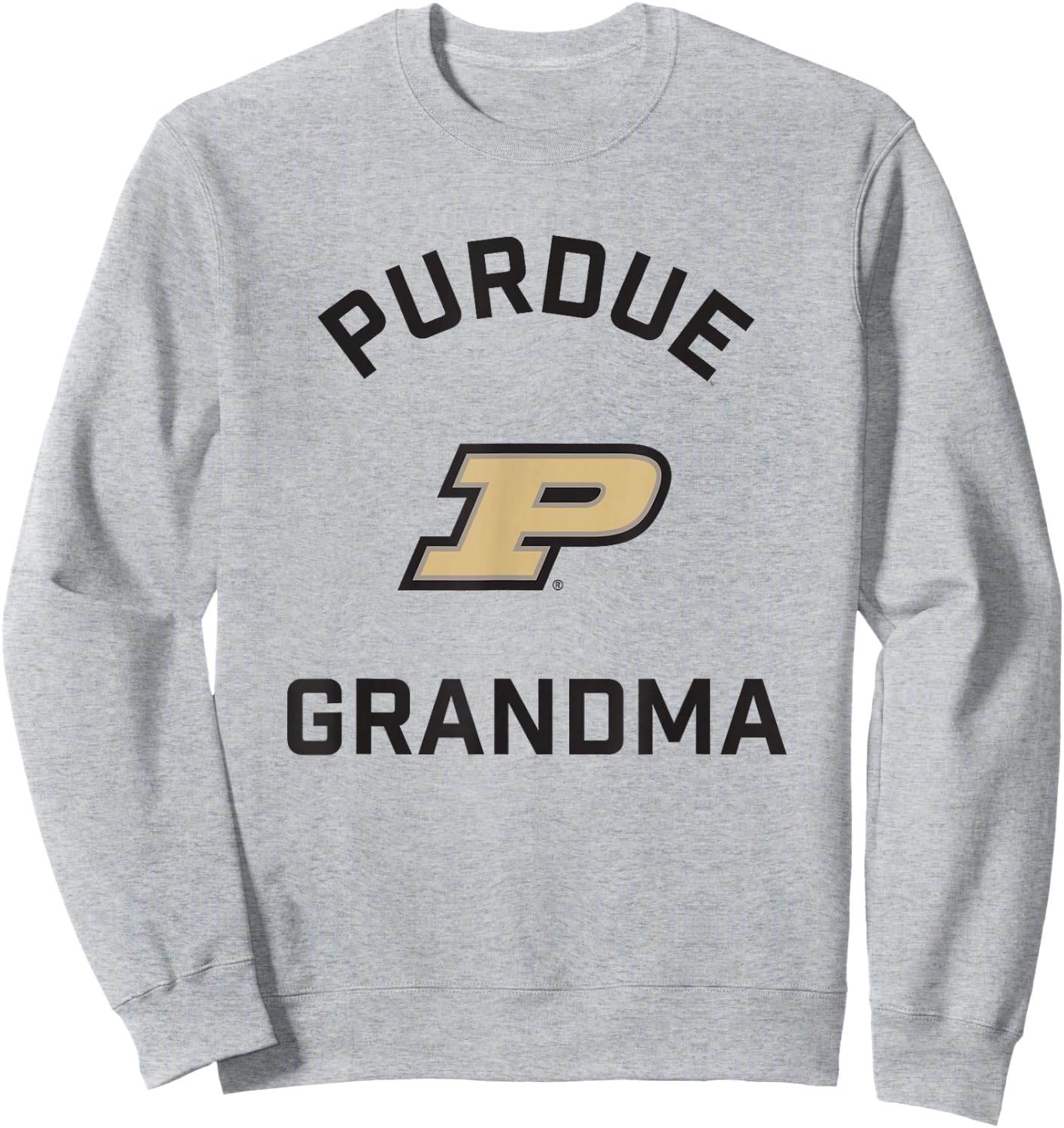 Purdue University Boilermakers Arched Grandma Sweatshirt - Sweatshirt | Ash