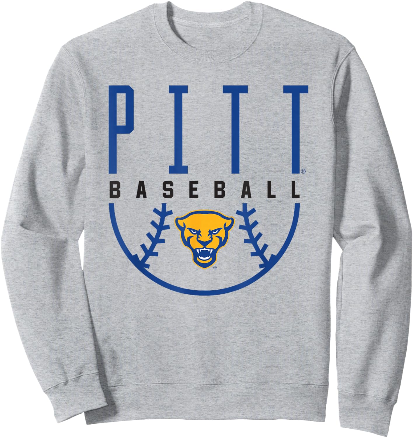 University of Pittsburgh Panthers Baseball Sweatshirt - Sweatshirt | Ash