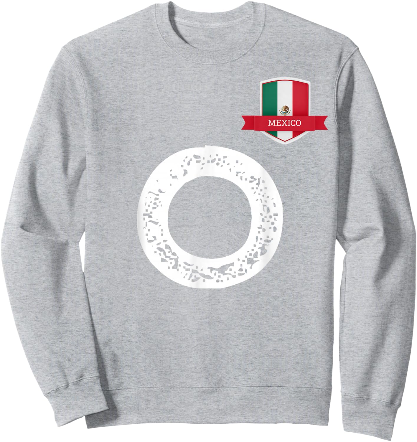 Mexico Man Flag O Mexican Mexico Sweatshirt - Sweatshirt | Ash