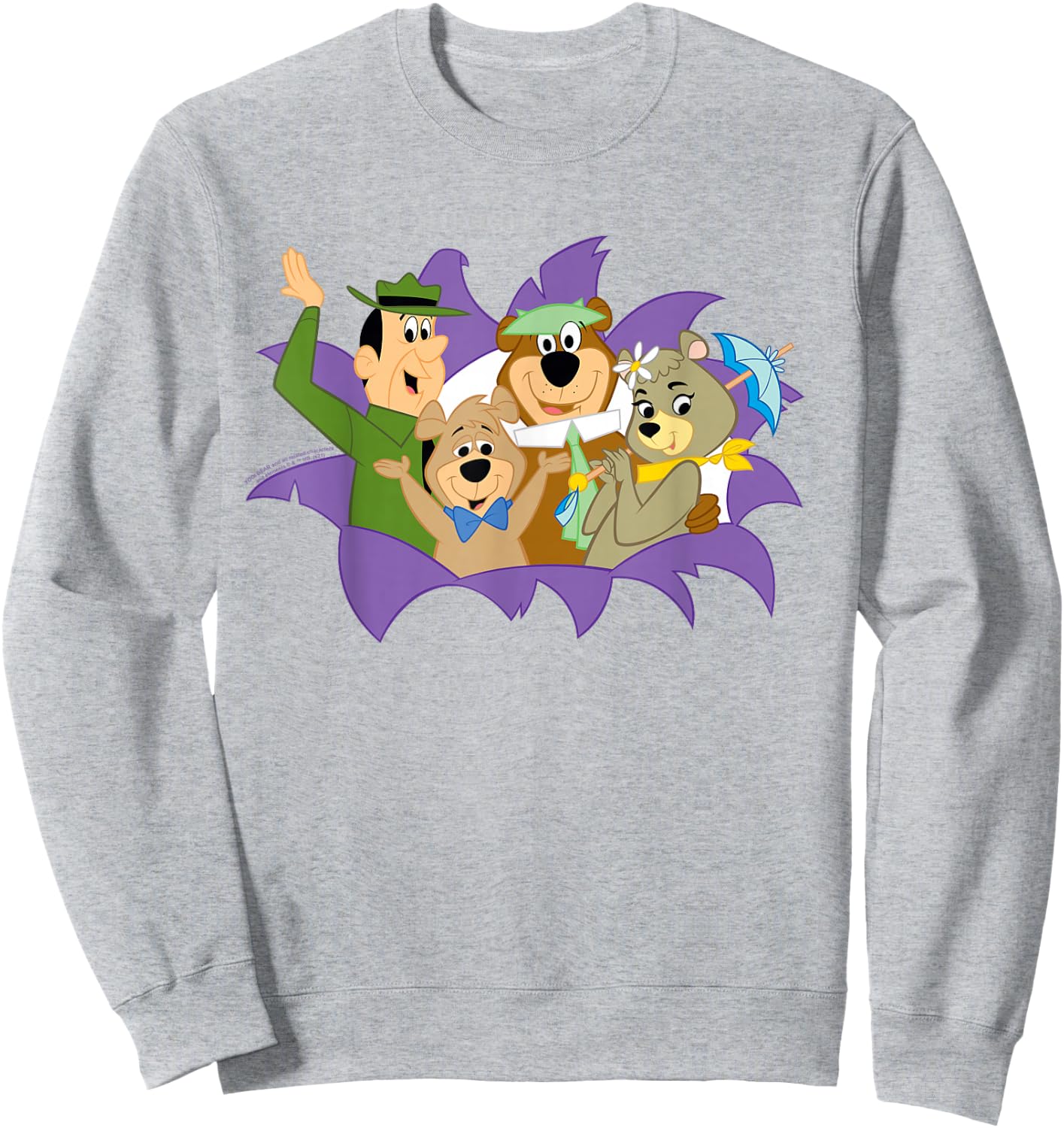 Yogi Bear and Friends That's All Folks Sweatshirt - Sweatshirt | Ash
