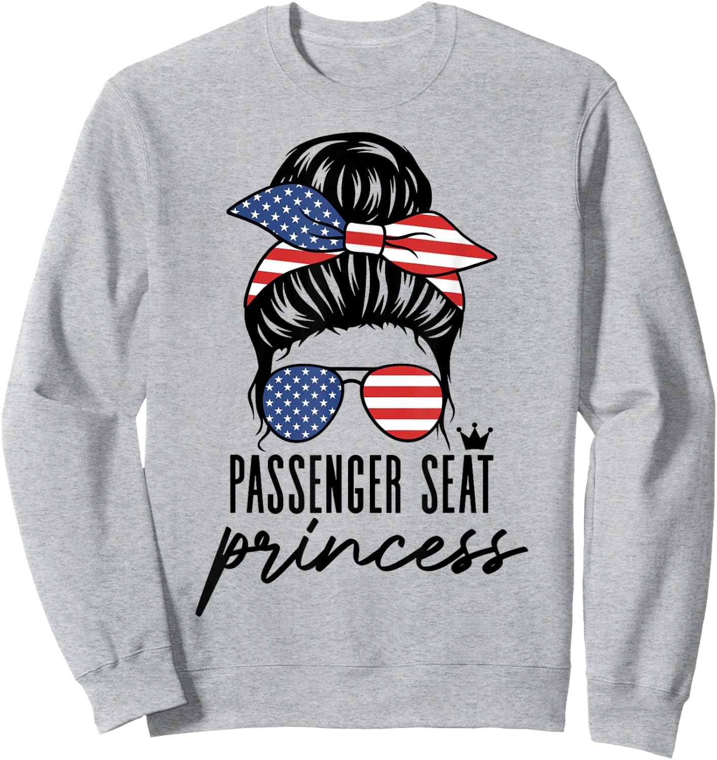 Passenger Seat Princess Sweatshirt - Sweatshirt | Ash