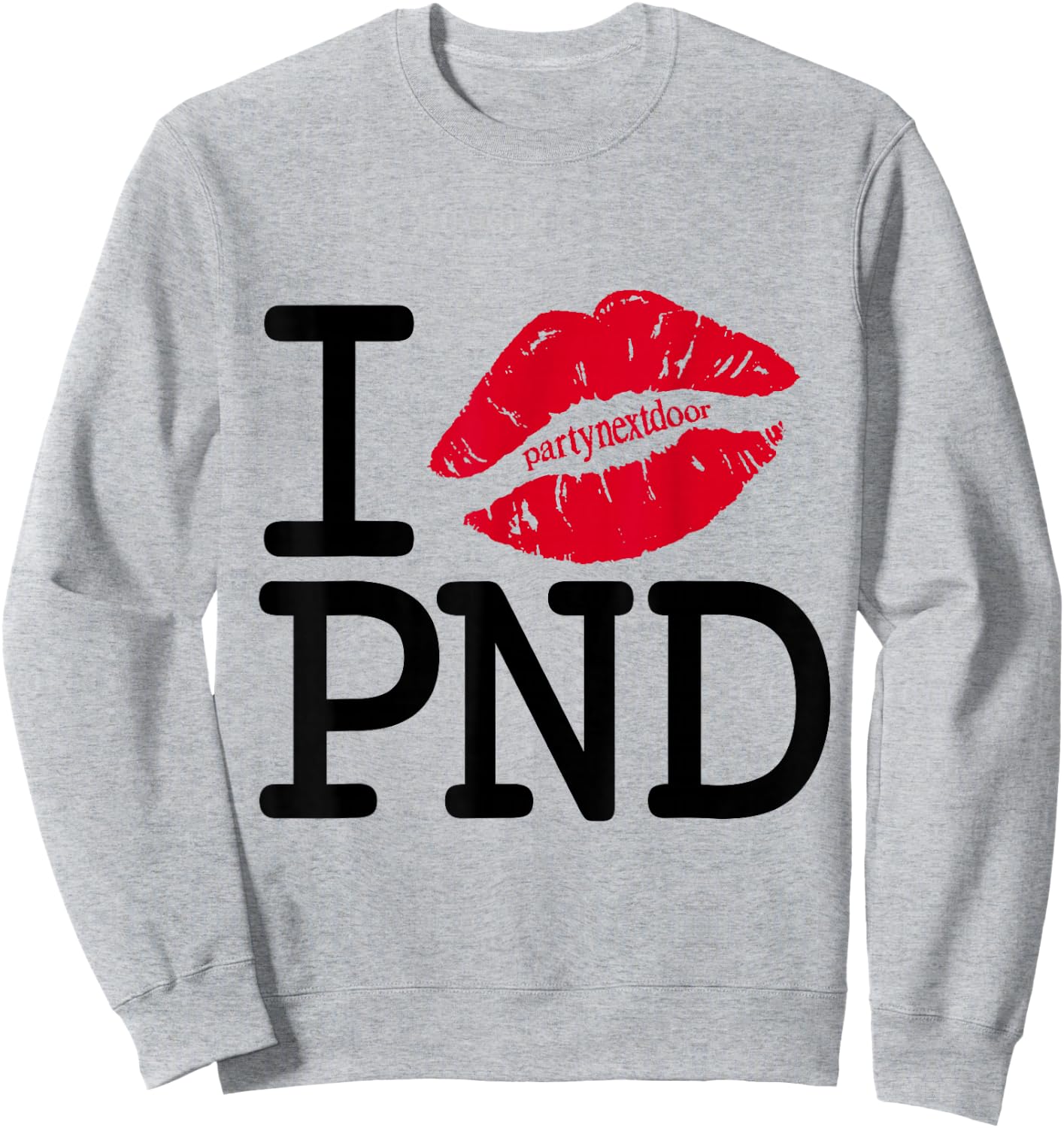 I kiss PARTYNEXTDOOR Sweatshirt - Sweatshirt | Ash