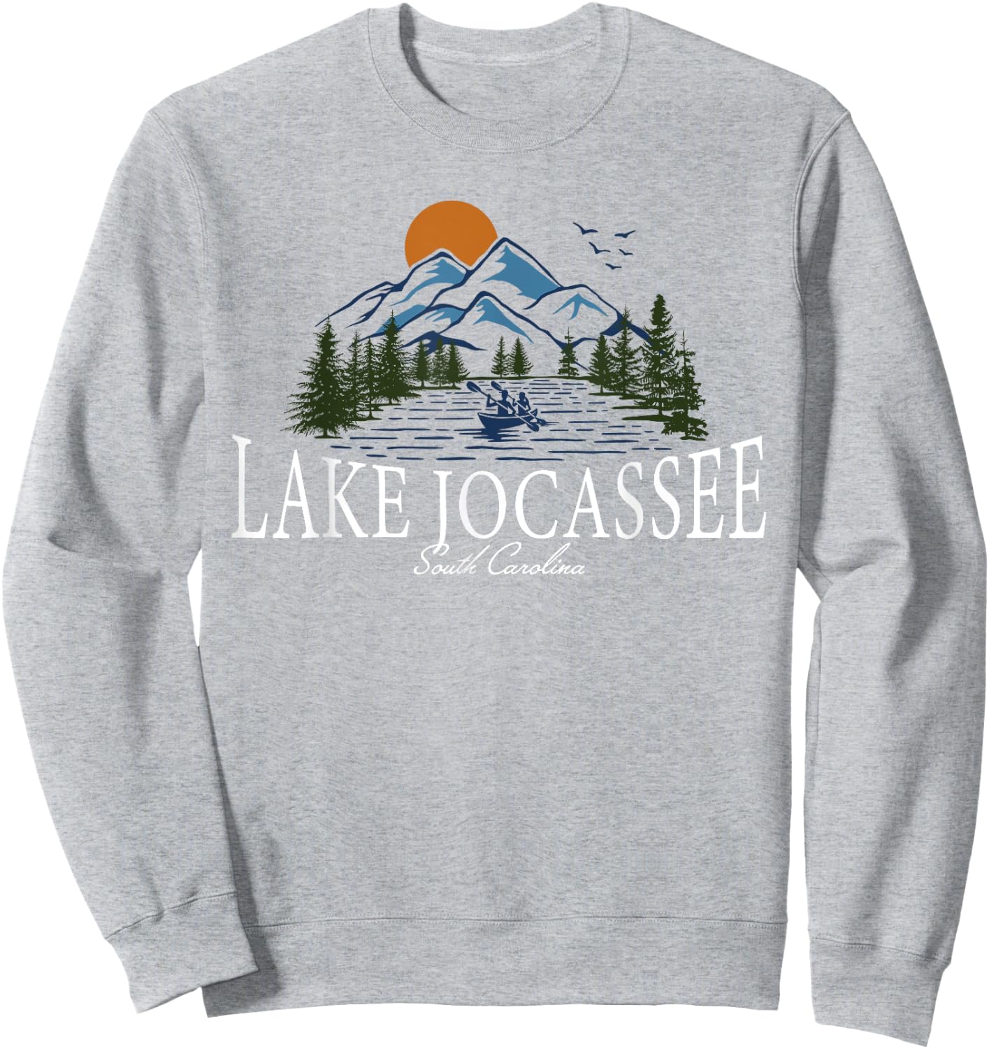 Lake Jocassee South Carolina Sweatshirt - Sweatshirt | Ash