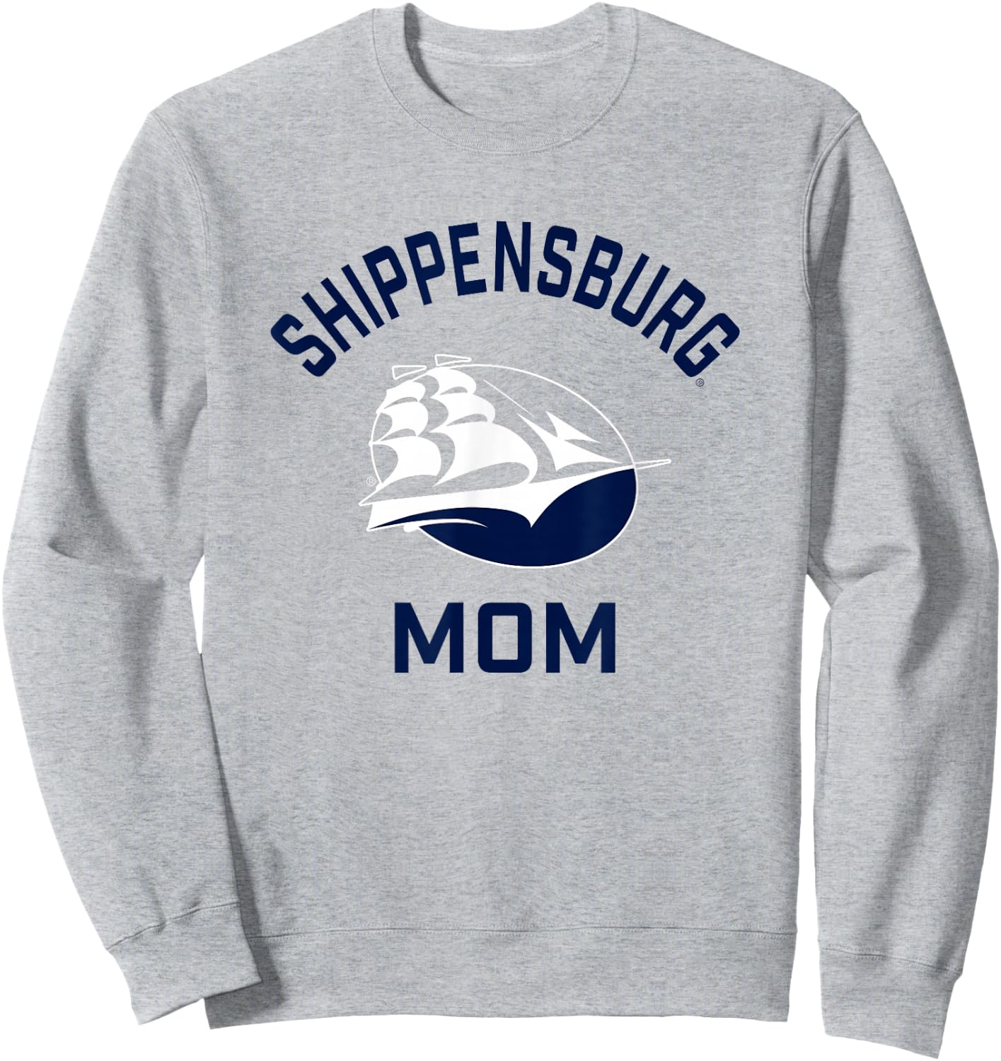 Shippensburg University Raiders Arched Mom Sweatshirt - Sweatshirt | Ash